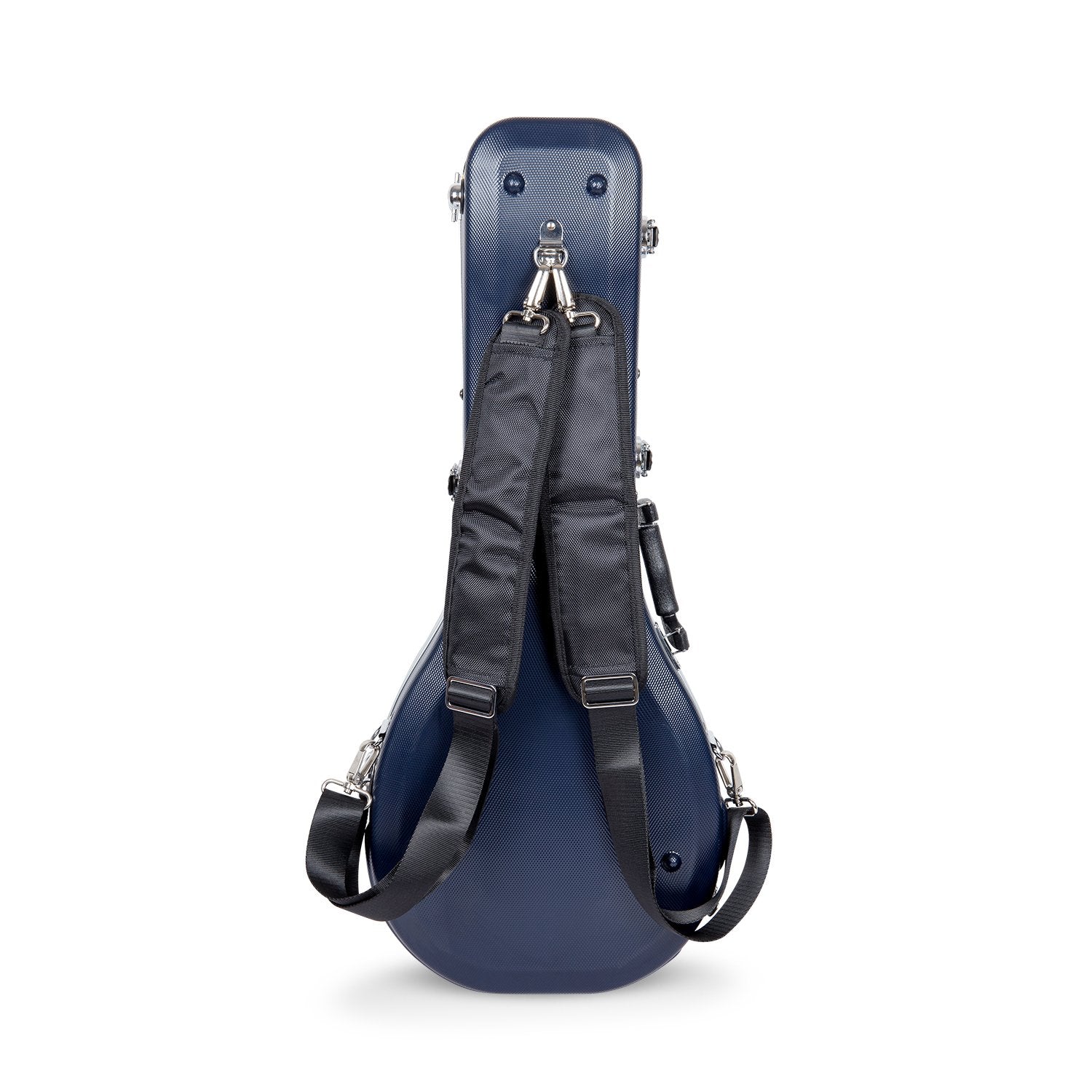 Crossrock Cra860Mabl A Style Mandolin Case With Backpack Straps, Abs Molded Hardshell In Blue