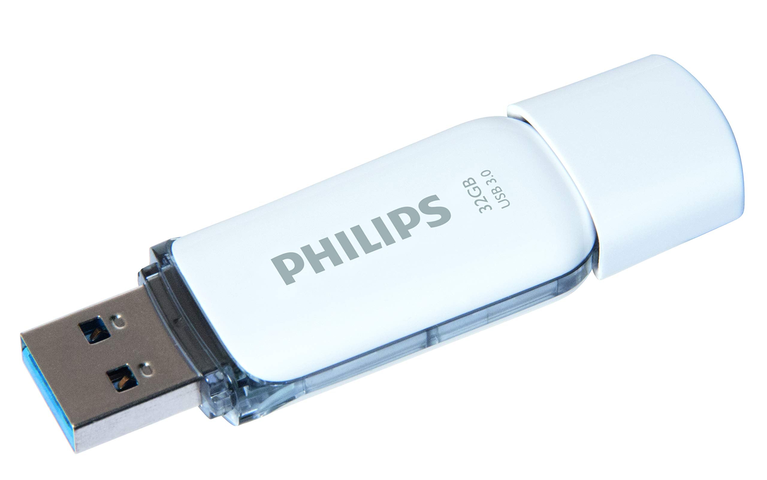 Philips Su000710 32 Gb Usb 3.0 Snow Pen Drive   Black, 100Mb/S