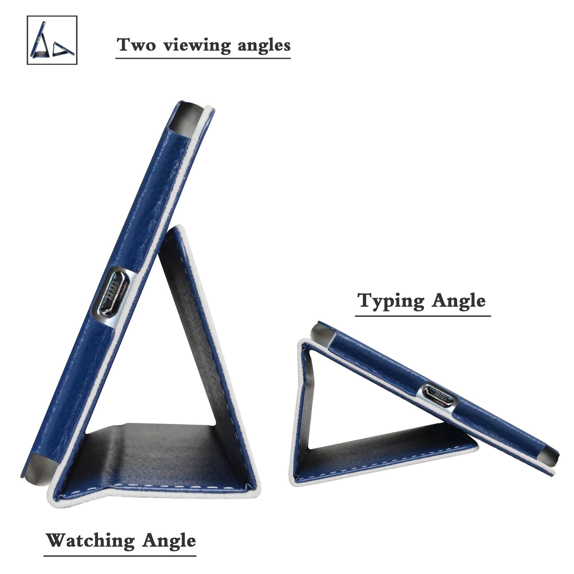 Mama Mouth For Verizon Ellipsis 7 4G Lte Case,Slim Folio 2-Folding Stand Case Cover For 7 Verizon Ellipsis 7 4G Lte Tablet,Dark