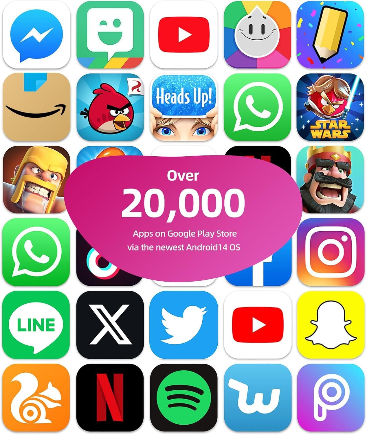 Plimpton 2025 Upgraded Kids Tablet, 10 Inch Android 14 Tablet For Kids With Case Included, Octa-Core, Google Kids Space, Parenta