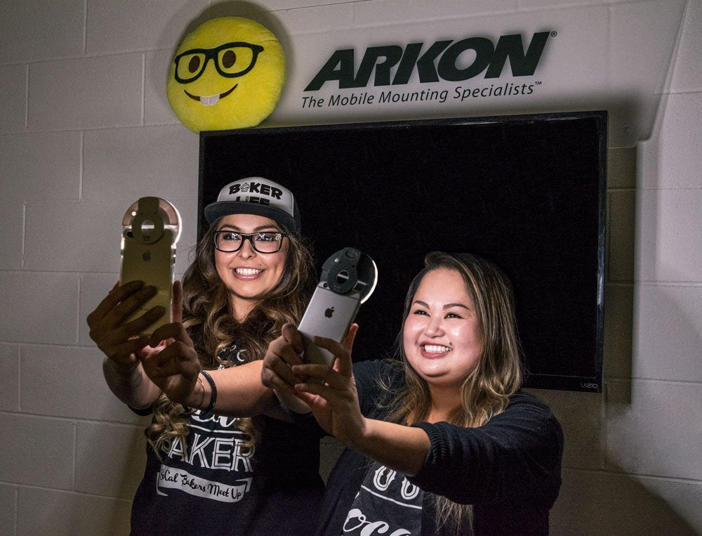 Arkon Mounts Spledring Rechargeable Led Clip On Selfie Ring Light For Live Streaming Video