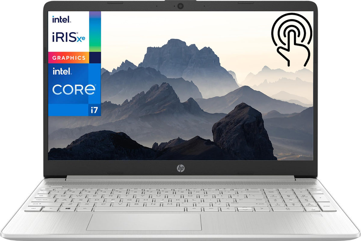 HP Laptop 15.6 inch Touchscreen   CPU i7 1255U (10 core, up to 4.7Ghz), 64GB RAM, 4TB SSD, HD Webcam, WiFi 5, Bluetooth, HDMI, Intel Iris Xe Graphics, Windows 11 Home in S Mode