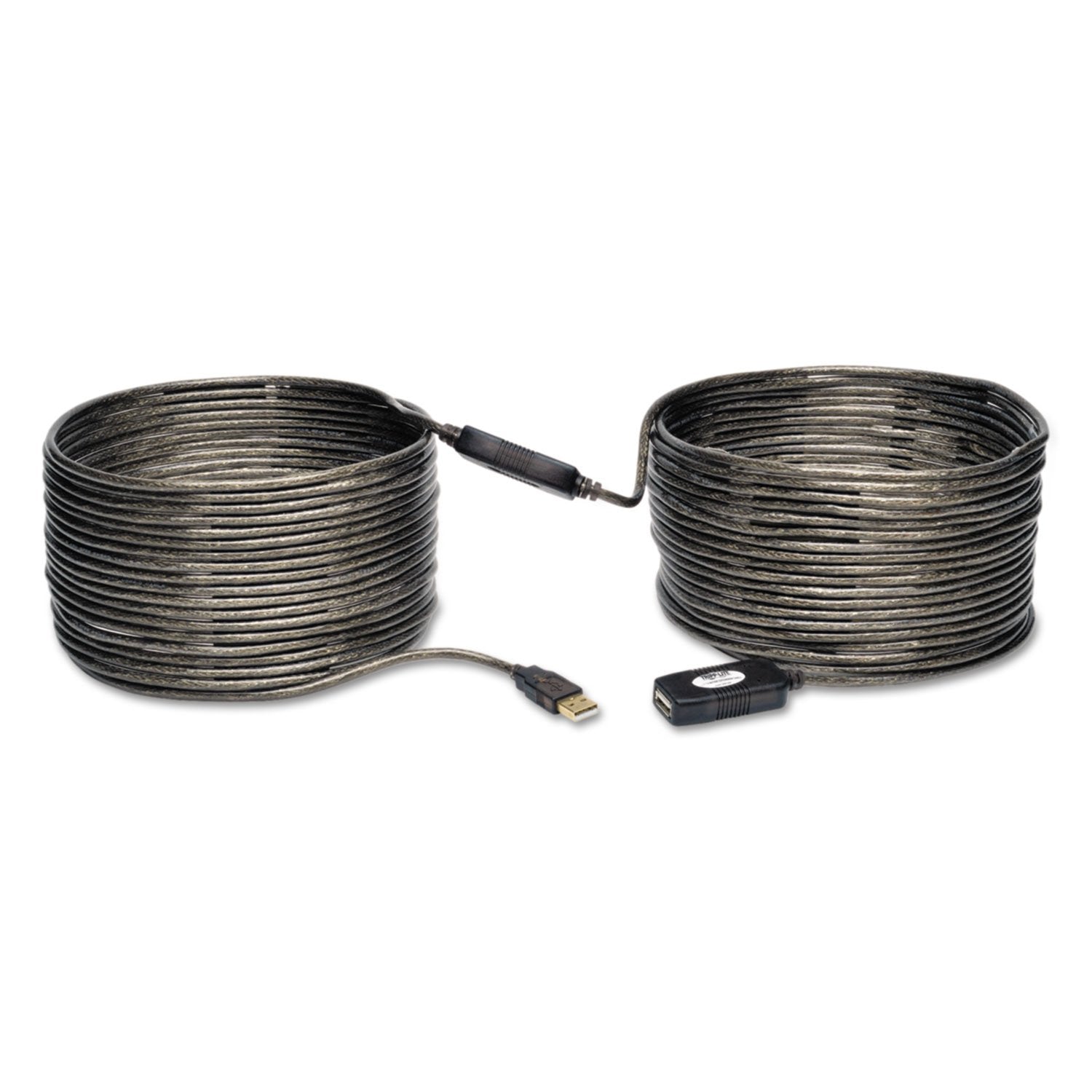 Tripp Lite Usb 2.0 Active Extension Repeater Cable 65 Ft Black Trpu02620M