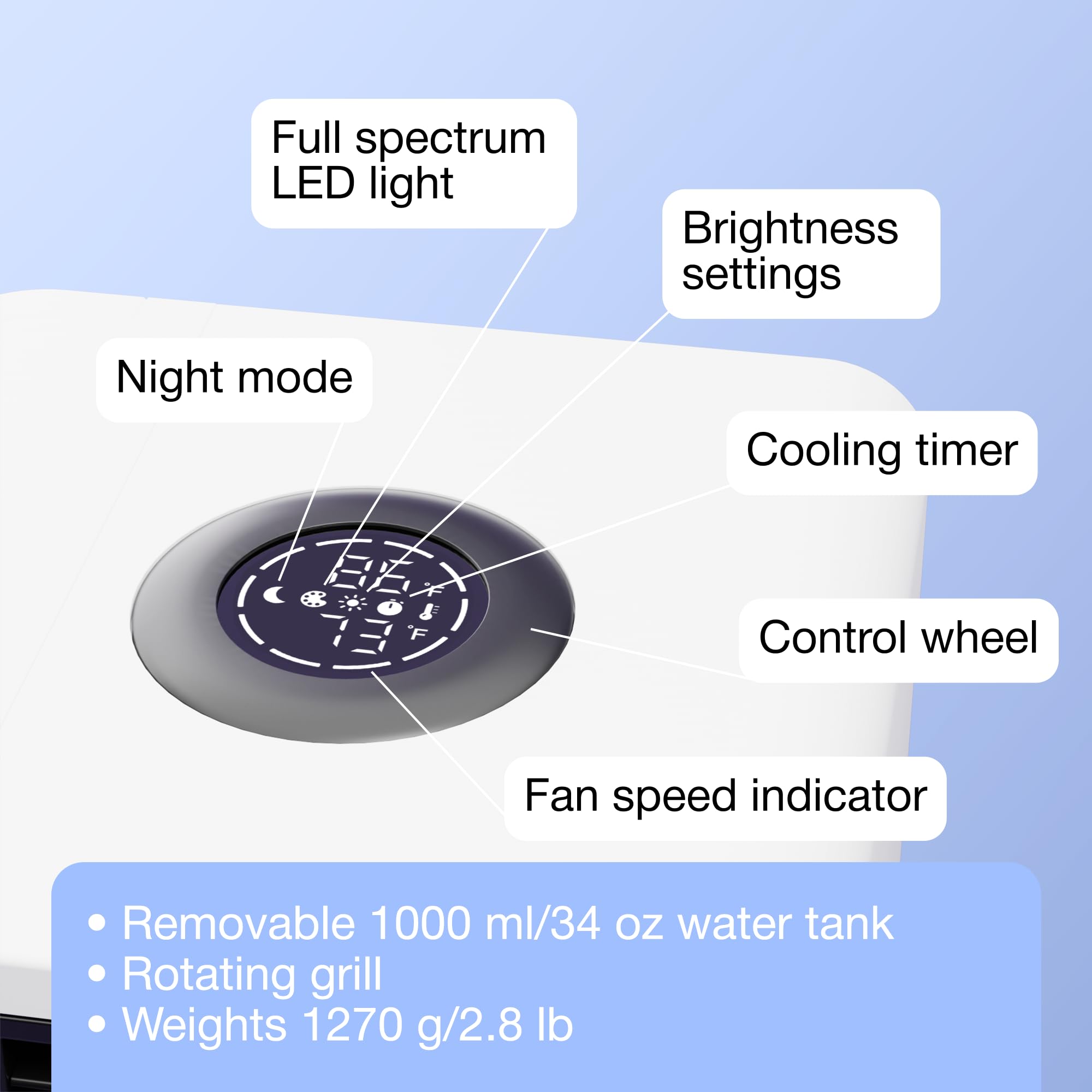 Cooling Fan For Desk And Car   Portable Evaporative Air Cooler For Camping   Small Ice Fan For Tent   Personal Air Conditioners