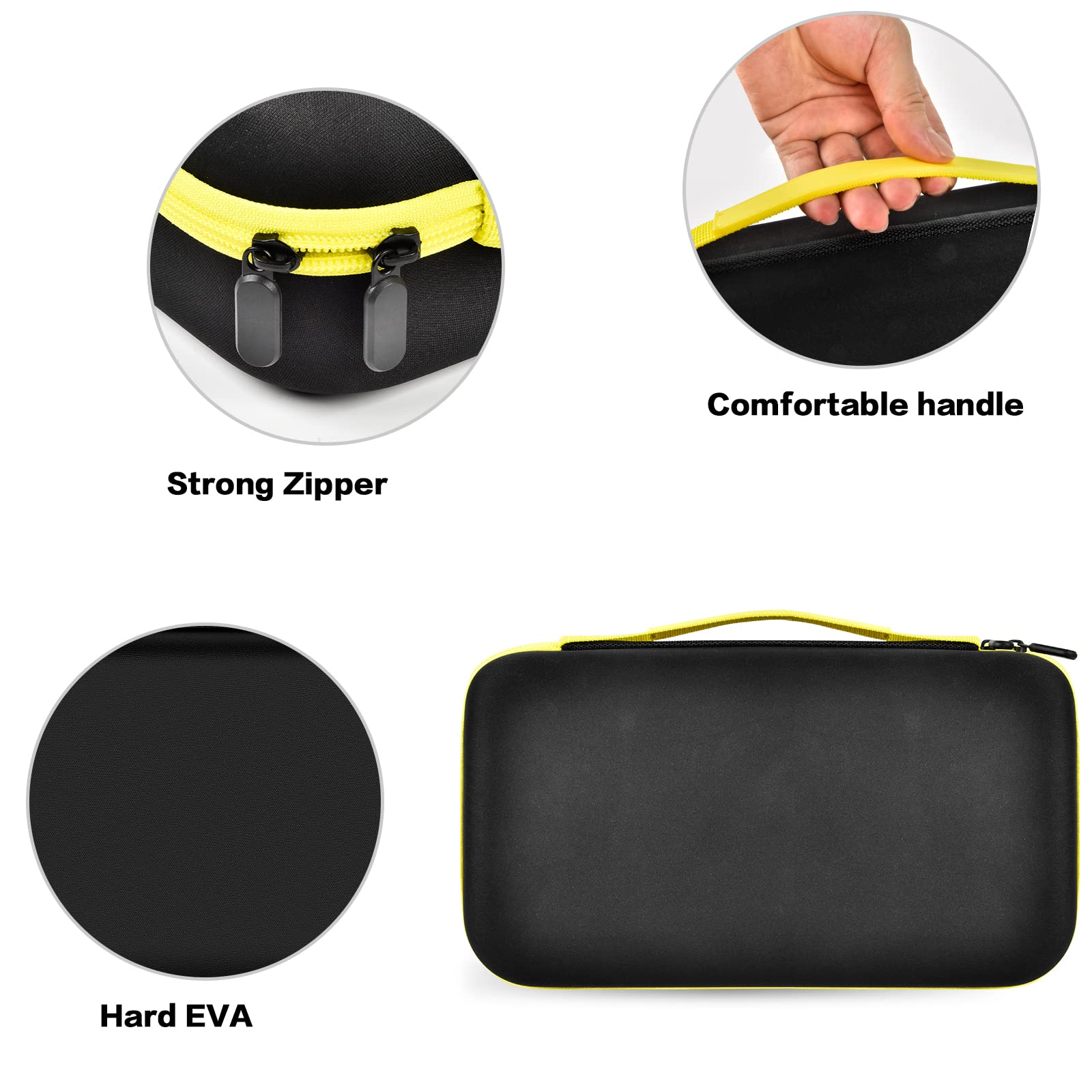 Ankhoh Walkie Talkie Case Holder For 50 Channel Gmrs Two Way Radio, Long Range Handheld Mobile Radios Hard Storage Carrying Box