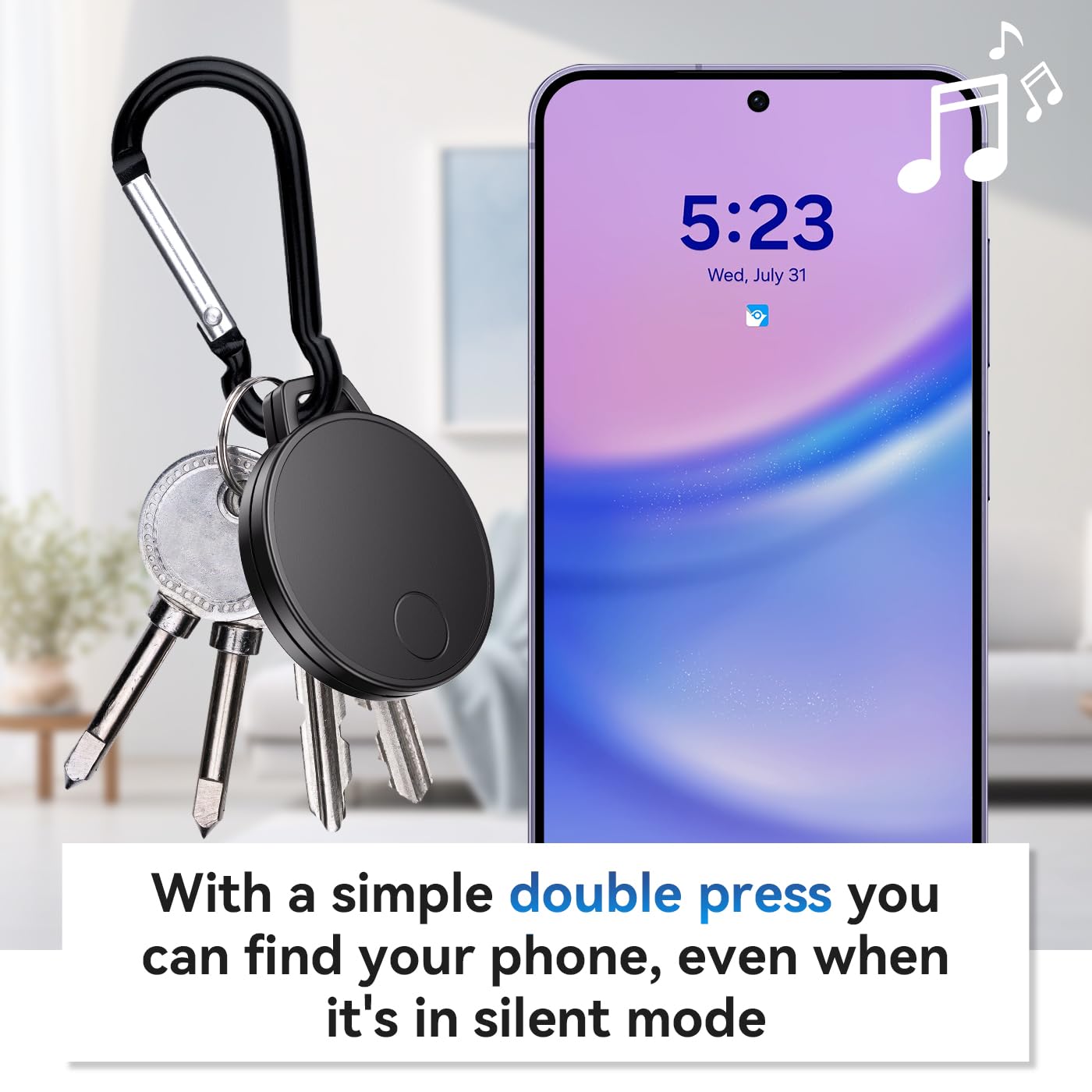 Vega Lyfe St21 4 Pack, Bluetooth Tracker, Keys Finder And Item Locator For Keys, Bags, And More; Phone Finder, Ios And Android C