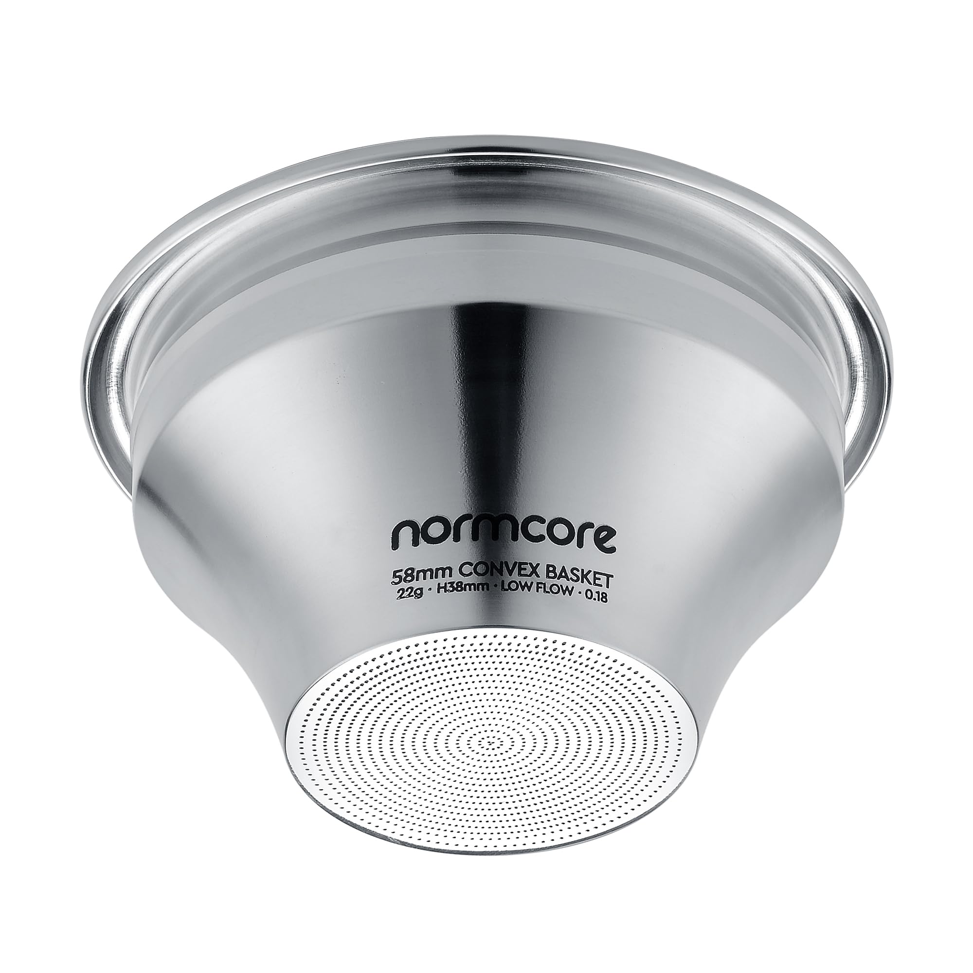 Normcore 58mm Convex Basket Kit, 22g, 5832mm, 0.18mm Low Flow