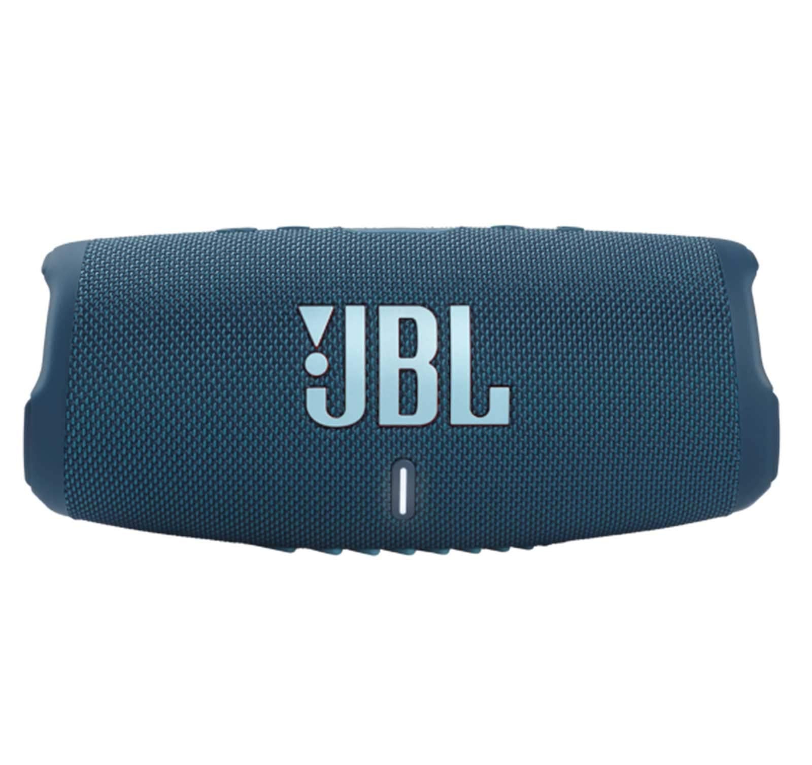 Jbl Charge 5 Portable Waterproof Wireless Bluetooth Speaker Bundle With Divvi! Protective Hardshell Case - Blue