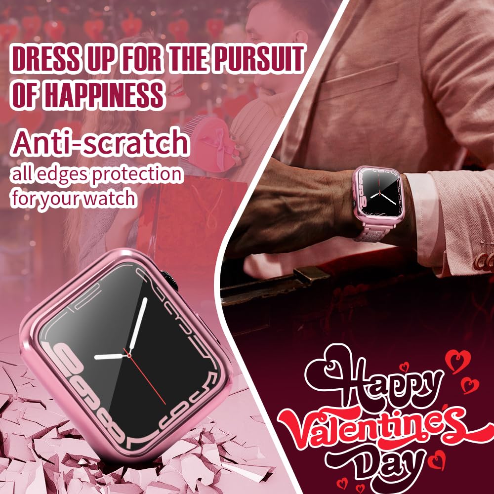 Top4Cus 42Mm Cover Soft Tpu Anti Scratch Lightweight 42Mm Iwatch Case All Around Screen Protector, Optional Cases Compatible Wit