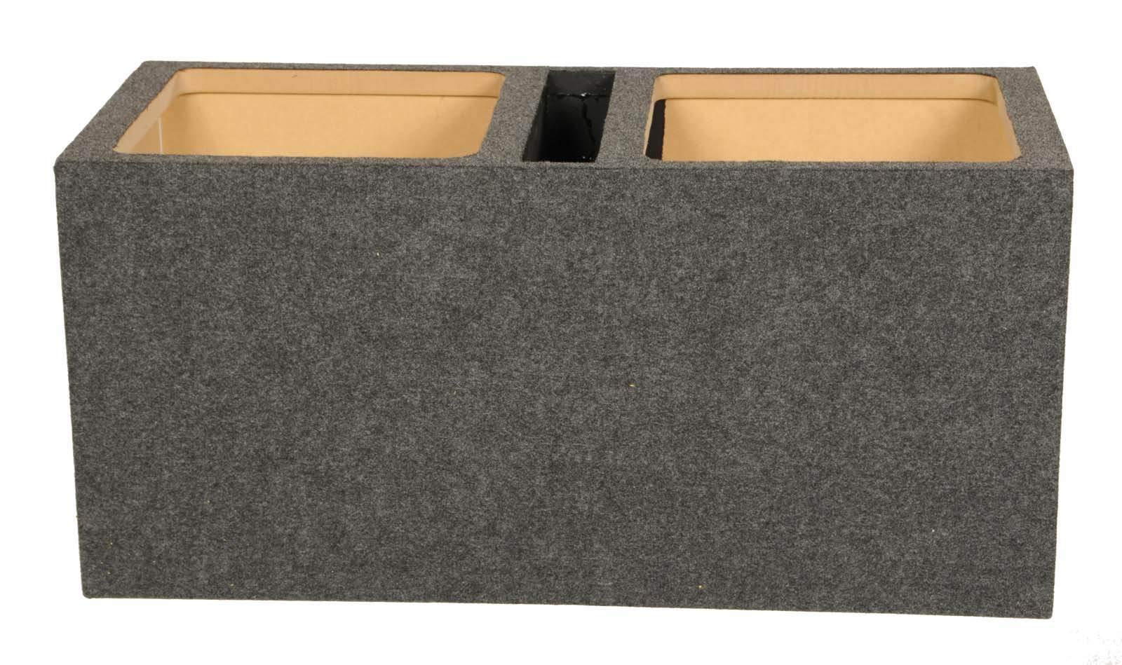 Q Power Hd215 15 Dual Heavy Duty Vented Square Subwoofer Sub Enclosure Box