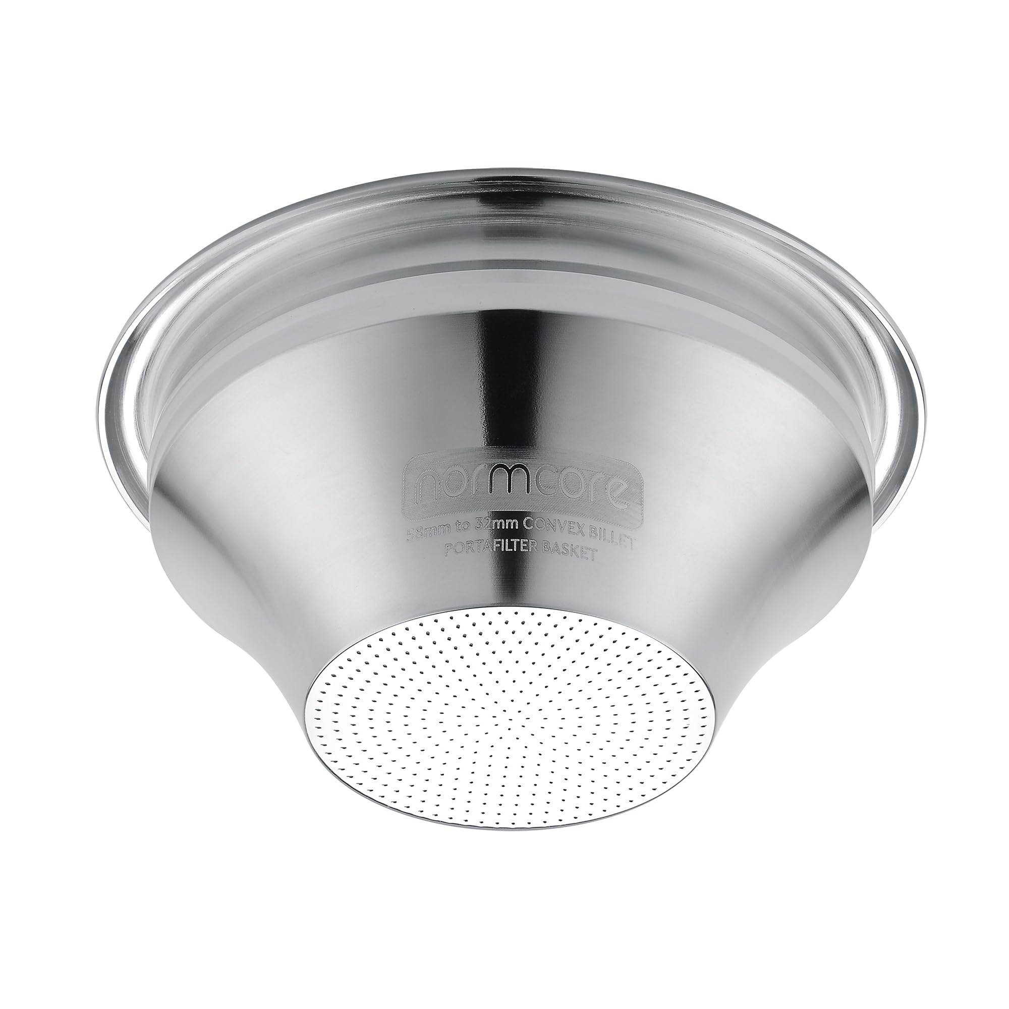 Normcore 58mm Convex Billet Basket Kit, 18g, 5832mm, 0.28mm Holes