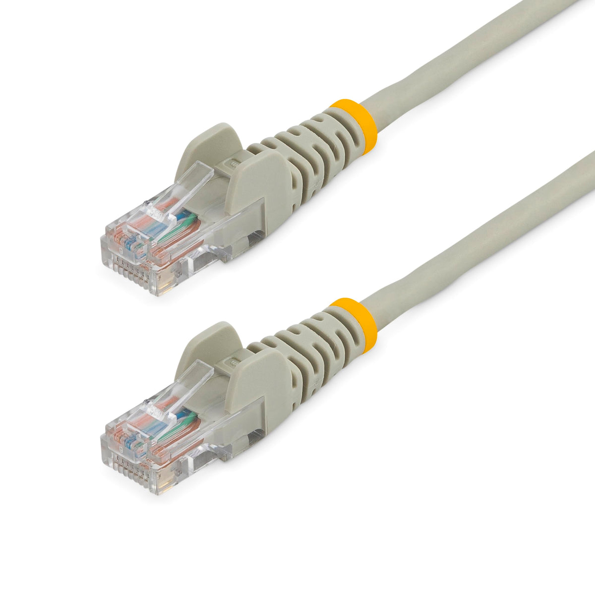 Startech.Com Cat5E Ethernet Cable   1 Ft   Gray  Patch Cable   Snagless Cat5E Cable   Short Network Cable   Ethernet Cord   Cat