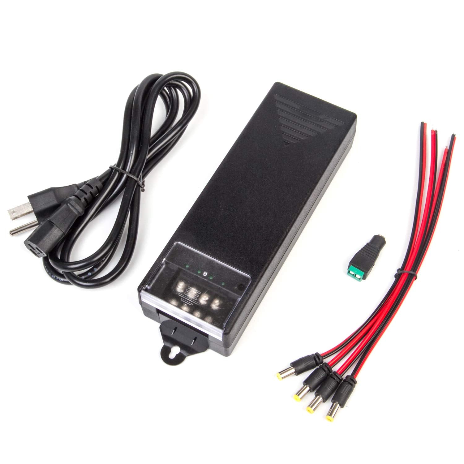 Xenocam 4 Channel Cctv Camera Power Supply 5 Amp Distribution Power Supply 90V 264Vac Input To 12V 13.8Vdc Output Security Camer