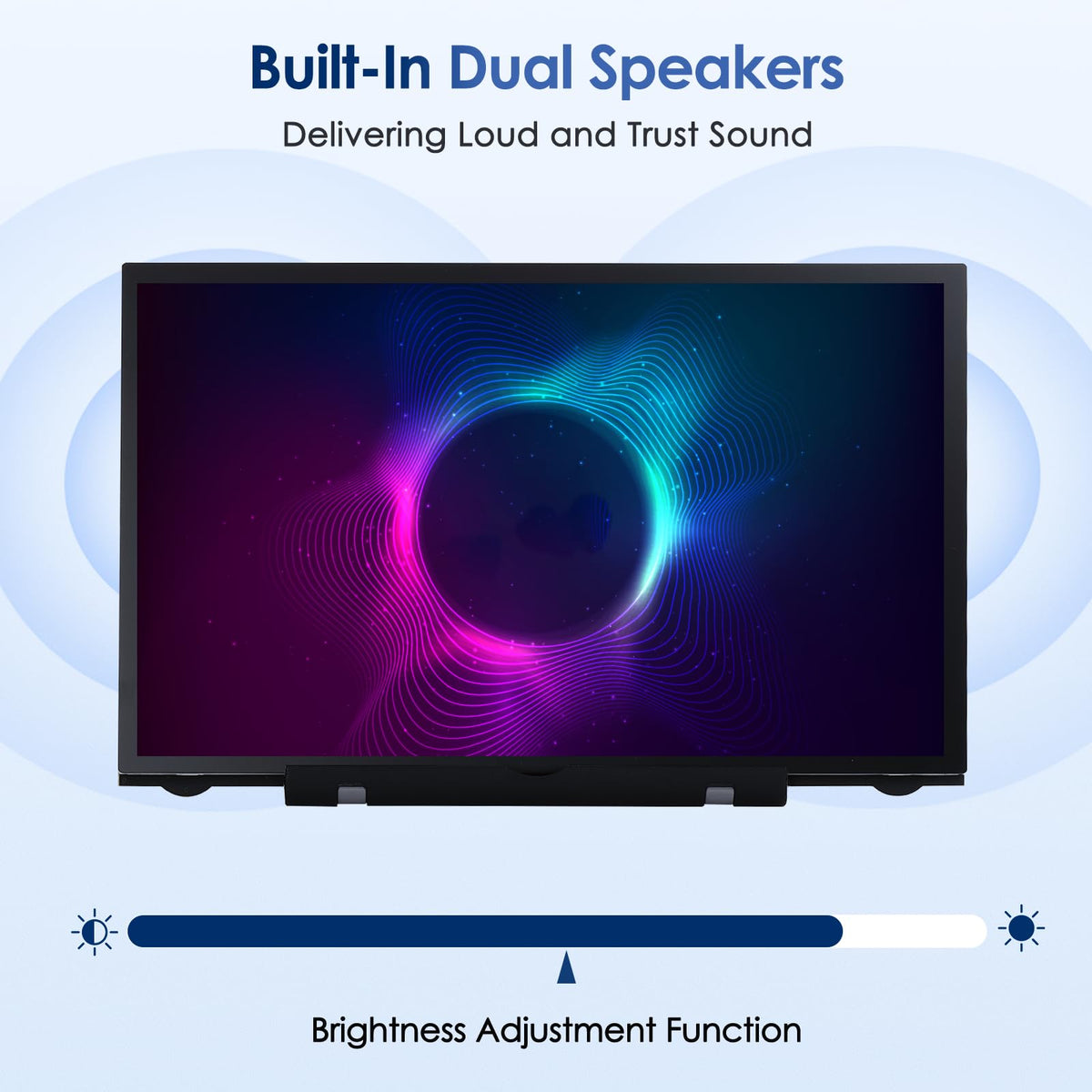 HMTECH 7 Raspberry Pi Screen, 800x480 HDMI Small Monitor with Dual ...
