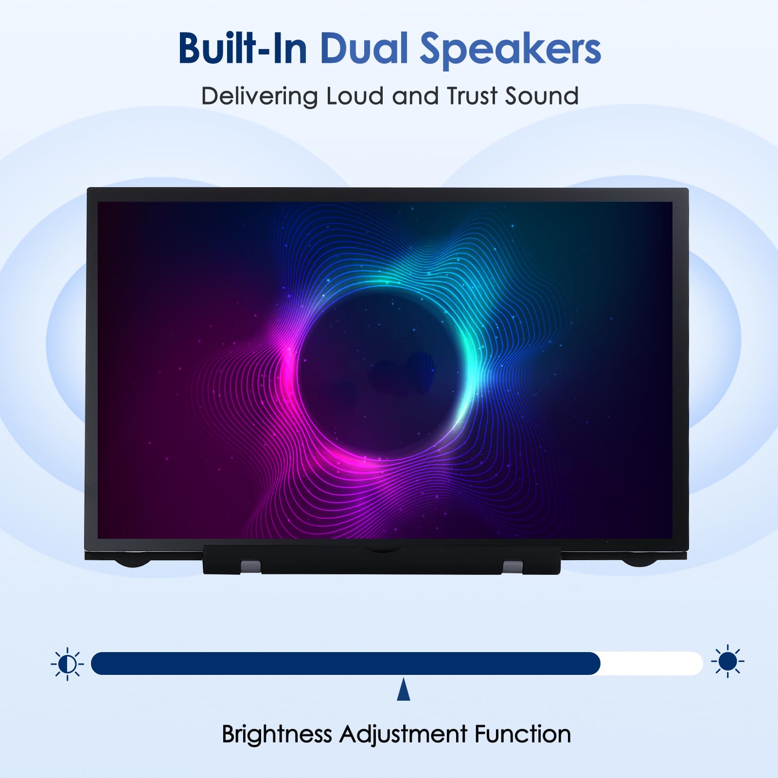Hmtech 7   Raspberry Pi Screen, 800X480 Hdmi Small Monitor With Dual-Speaker, Lcd Screen Display For Raspberry Pi 4/3/2/Zero/B