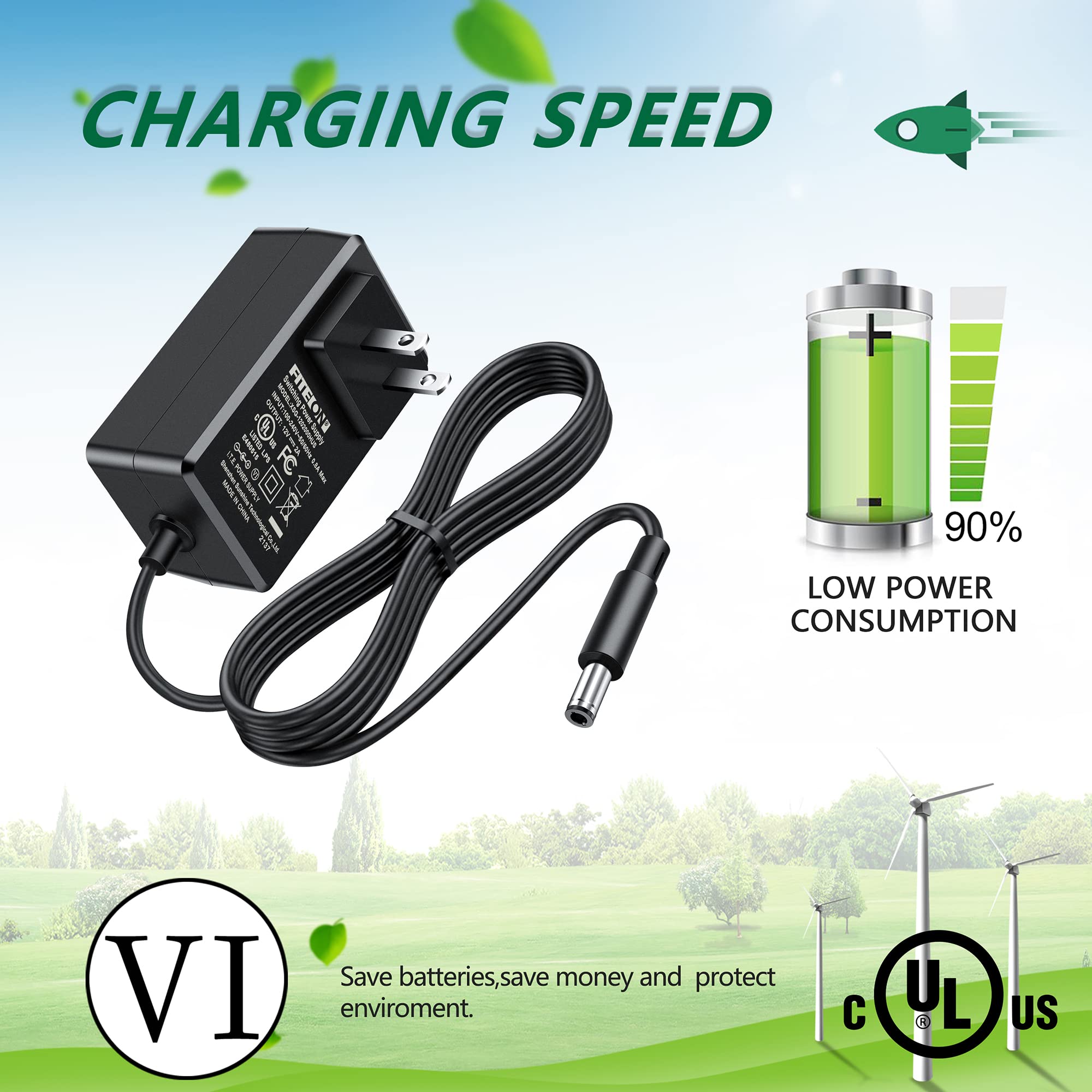 Fite On 12V Replacement 705927 Battery Charger