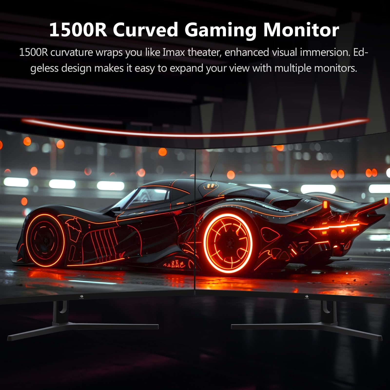 Z Edge Ug32P 32 Inch Curved Gaming Monitor 16:9 1920X1080 240Hz 1Ms Frameless Led Gaming Monitor, Amd Freesync Premium Display P