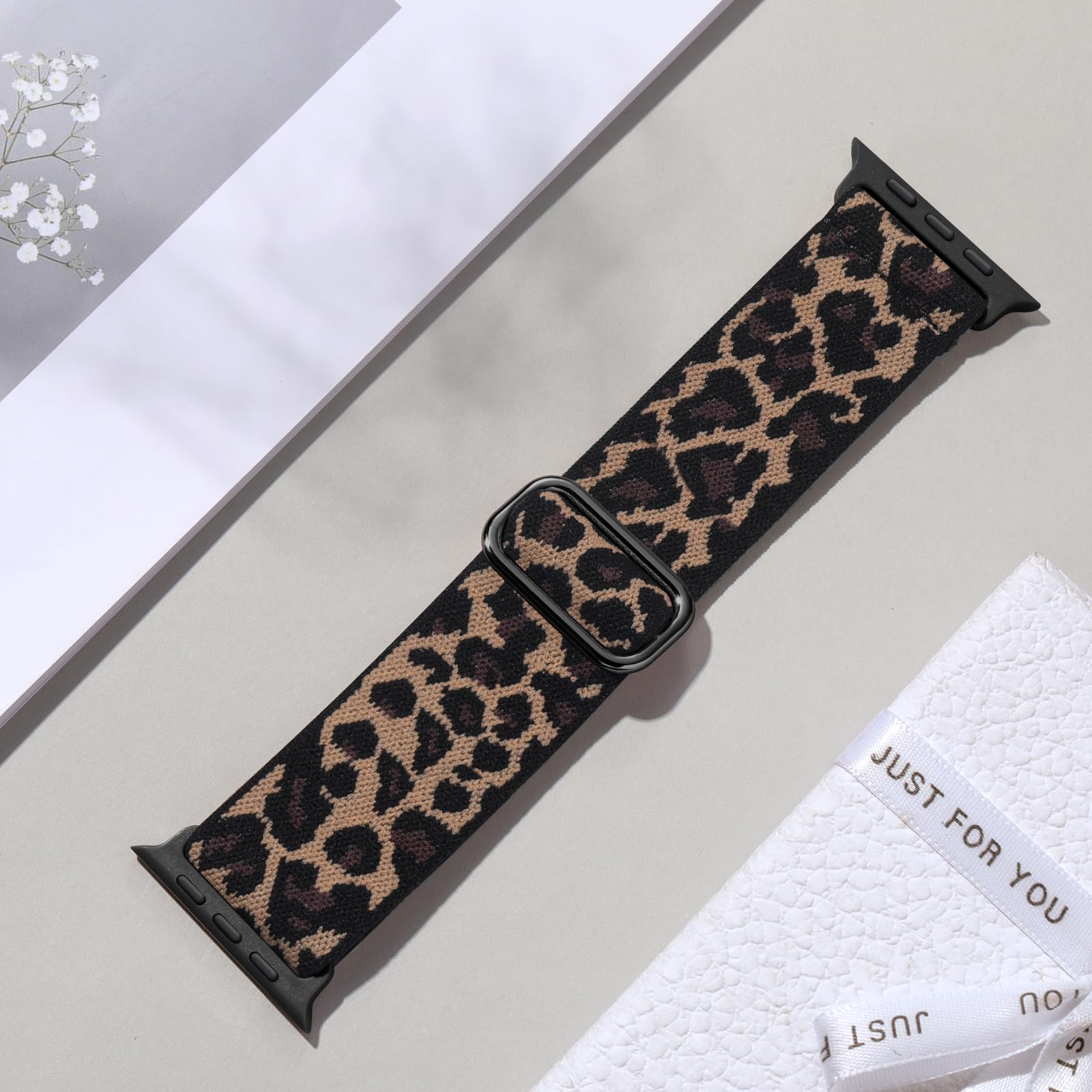 Maledan Stretchy Solo Loop For Apple Watch Band Iwatch Bands For Women Men 40Mm 44Mm 45Mm 41Mm 38Mm 49Mm 42Mm, Soft Nylon Sport