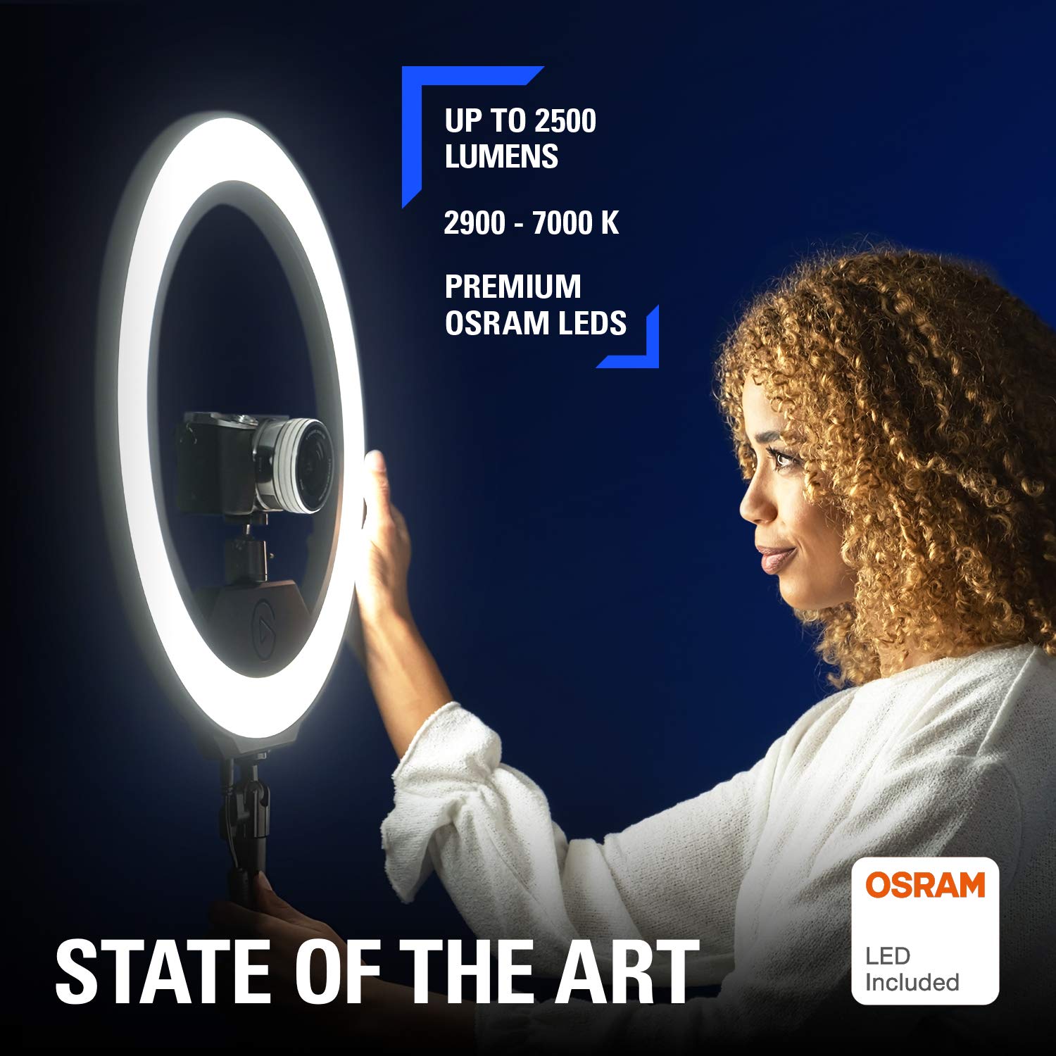 Elgato Ring Light   Premium 2500 Lumens Desktop Ring Light With Usb Connectivity For Streaming, Tiktok, Instagram, Home Office,