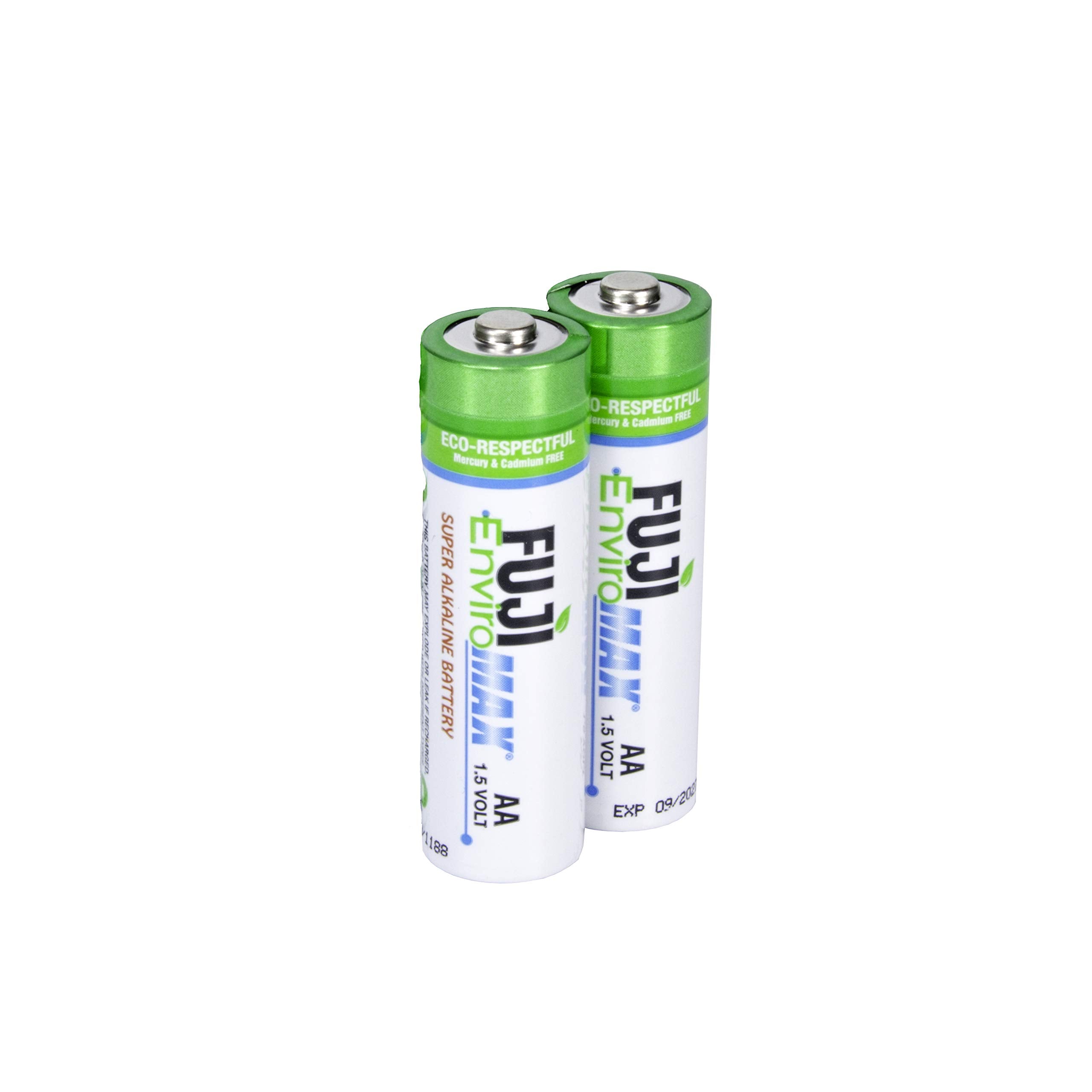 Fuji Enviromax 4300BP2 EnviroMax AA Super Alkaline Batteries (2 Pack), White