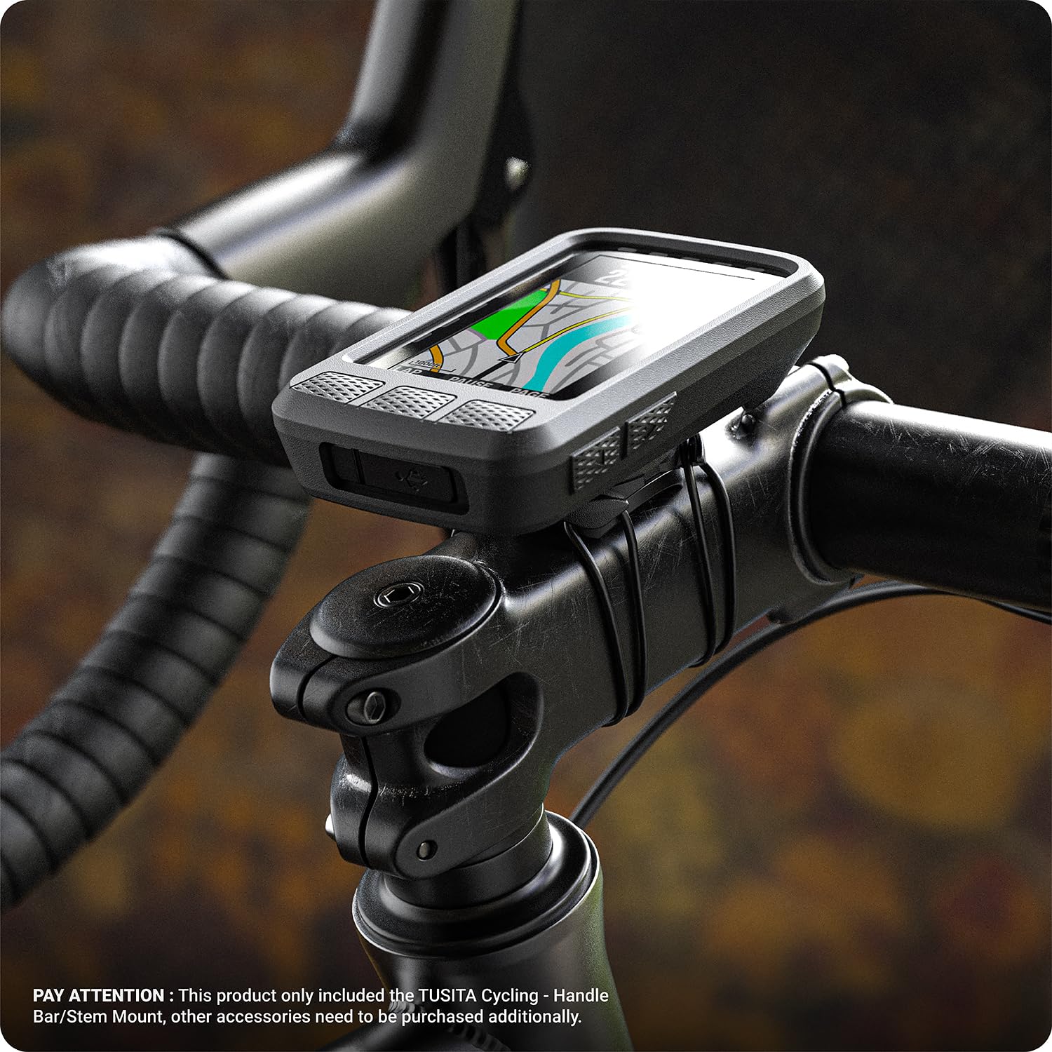 Tusita Stem Mount Compatible With Wahoo Elemnt Bike Computer, 2 Pack