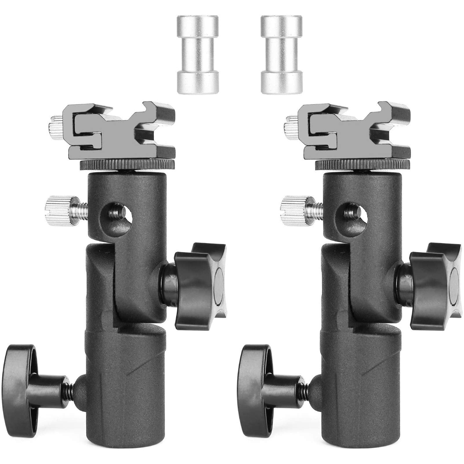 Camera Flash Speedlite Mount, ChromLives Professional Swivel Stand Light Bracket, Umbrella Bracket Shoe Holder E Type Compatible