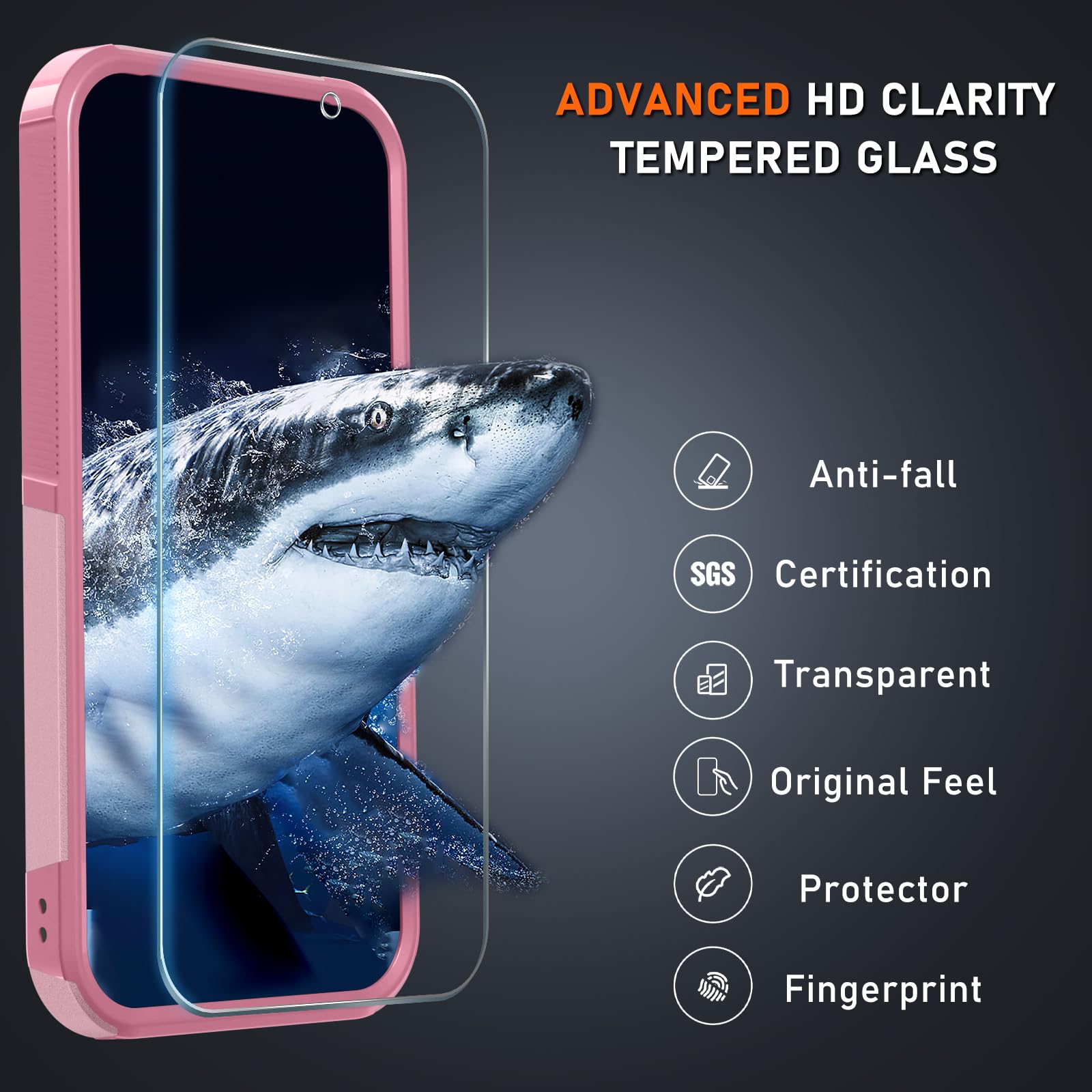 Janmitta For Google Pixel 9/9 Pro Case With Screen Protector+Camera Lens Protector+Wrist Strap Lanyard,Heavy Duty Shockproof Ful