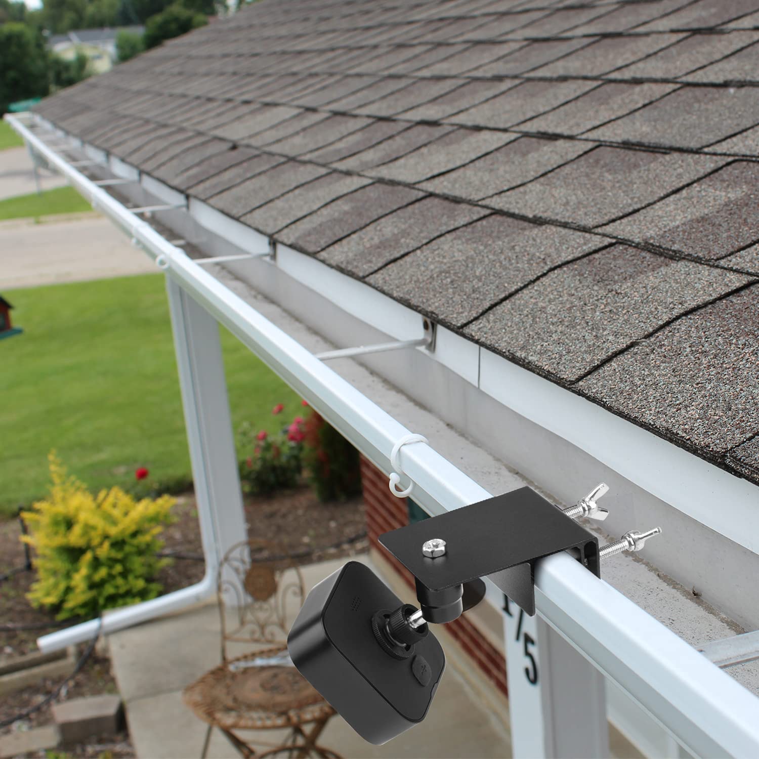 Alertcam Gutter Mount For Blink Outdoor 4 (4Th Gen)/(3Rd Gen) & Blink Xt / Xt2 Camera, Adjustable Weatherproof Aluminum Alloy Mo