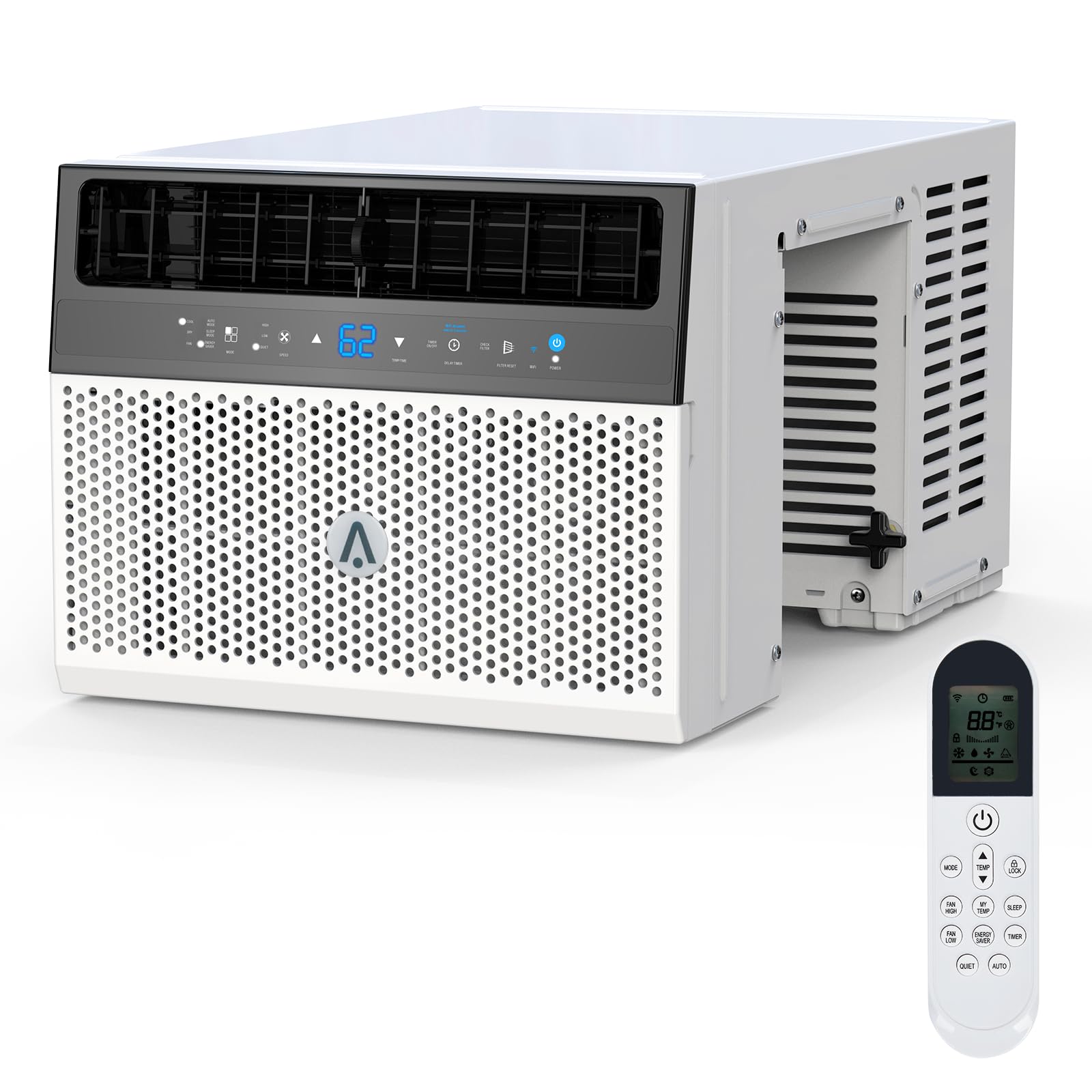 Zstar 6000BTU U-Shaped Window Air Conditioner, Window ac Unit U Shaped Cools Up to 250 sq. ft., Open Window Flexibility, 6 Modes