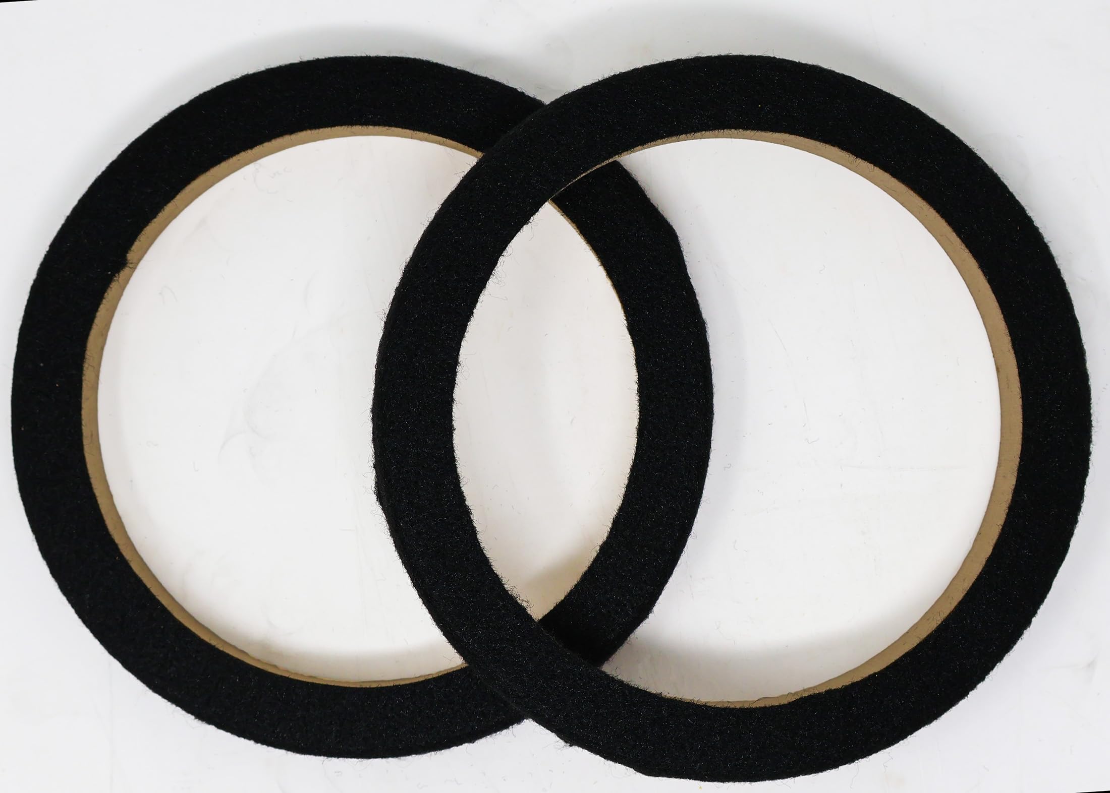 Nippon 6.5'' Wood Speaker Ring With Black Carpet Sold In Pairs