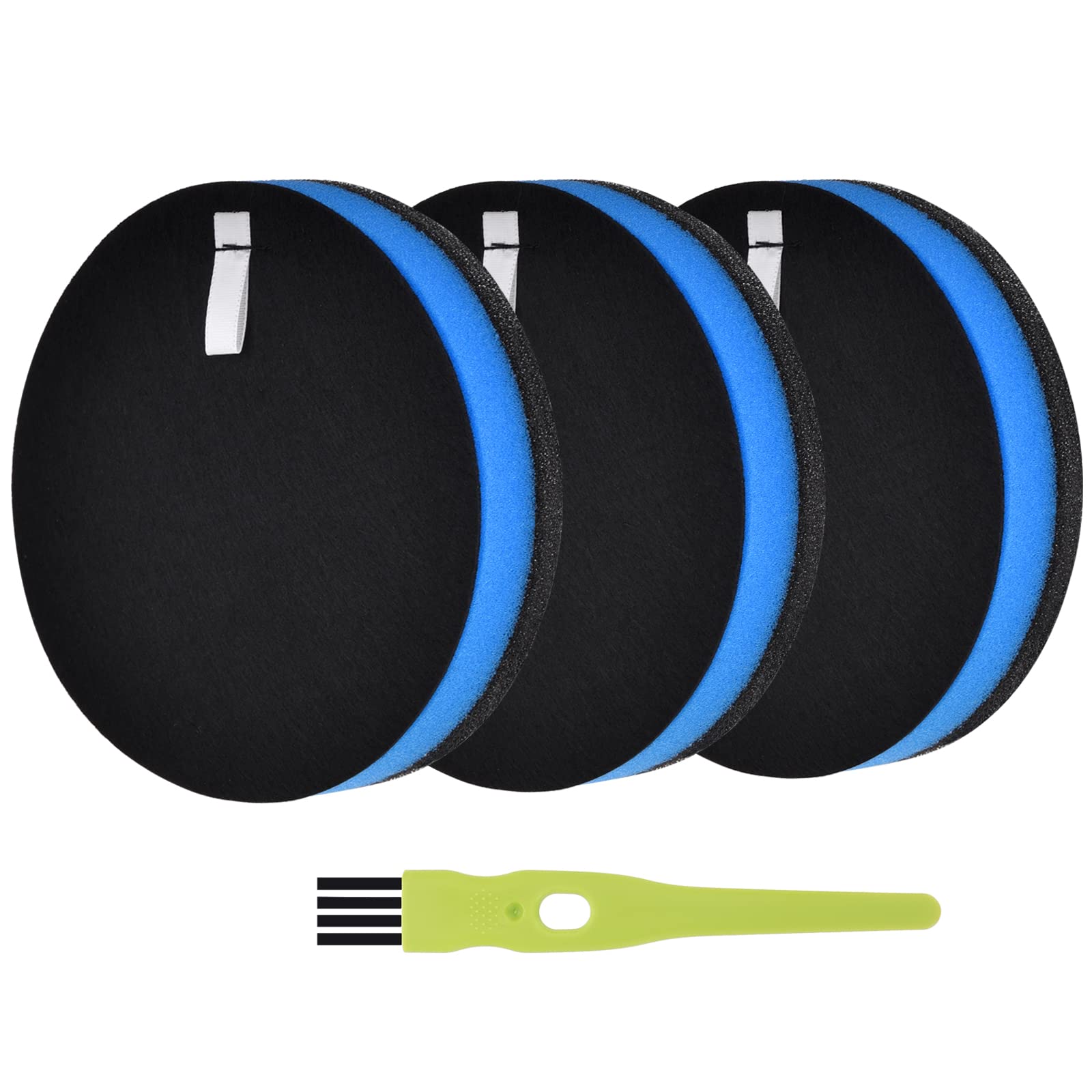 3 Sets Replacement Filter Compatible With Bissell Cleanview Pet Vacuum 2252 2254 2256 2258 2486 Powergroom 22528 Powerforce 3334