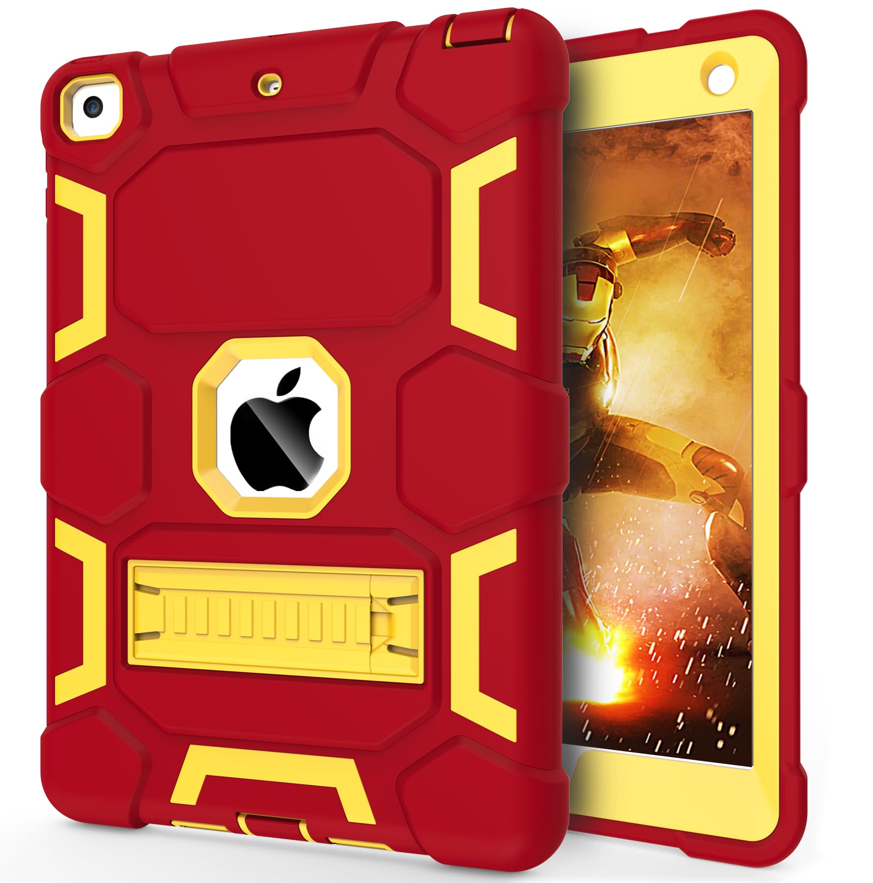 Ccmao For Ipad 6Th/ 5Th Generation Case 2018/2017, Ipad Air 2 Case 2014, Ipad 9.7 '' Case, Heavy Duty Shockproof Rugged Protecti