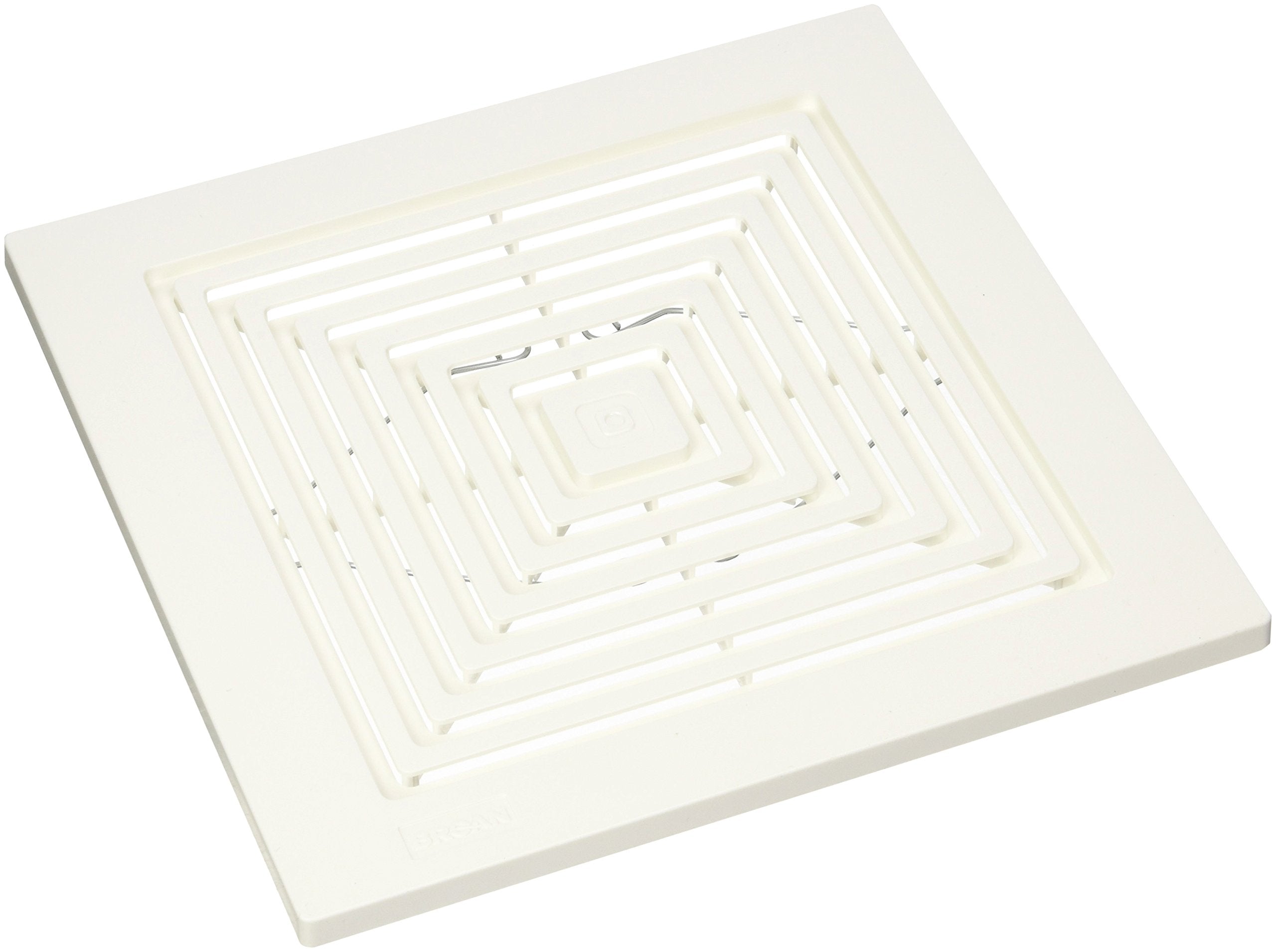 Broan Nutone Bp90 Replacement Grille For 688 Fan , White, 9 In. X 9.25 In. X 0.325 In. With 7.25 And 7.5 In. Housing