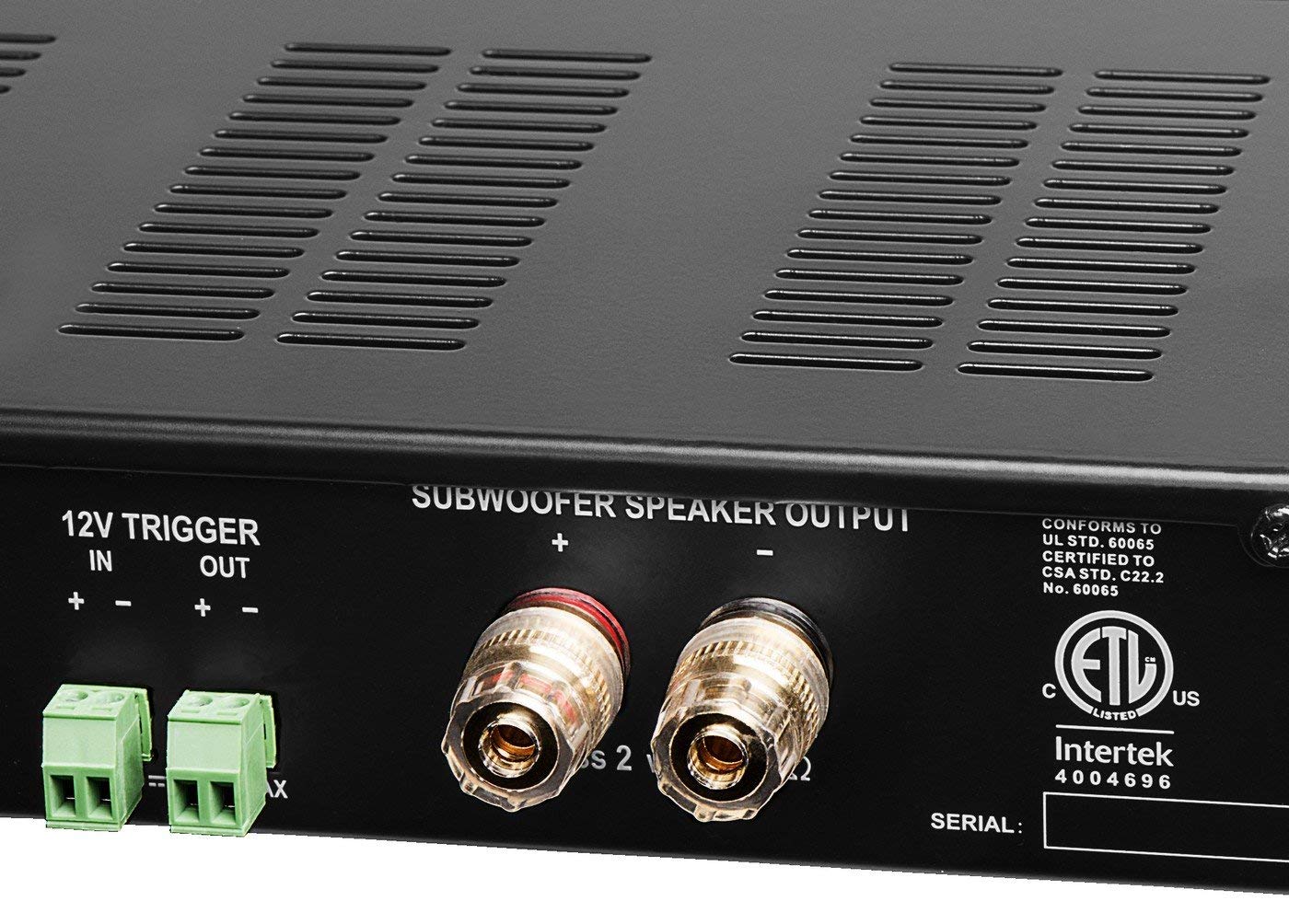 OSD Audio 800W Mono Channel Class D Subwoofer Amplifier � Onboard DSP, 4 8 Ohm � SMP500