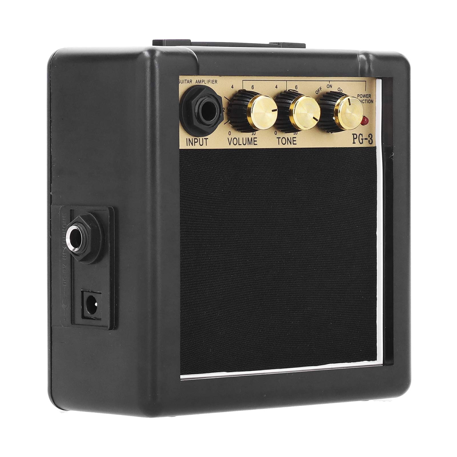 Guitar Amplifier, Bass Speaker Mini Guitar Amplifier, Portable Pg 3 3W For Electric Guitar Electric Bass