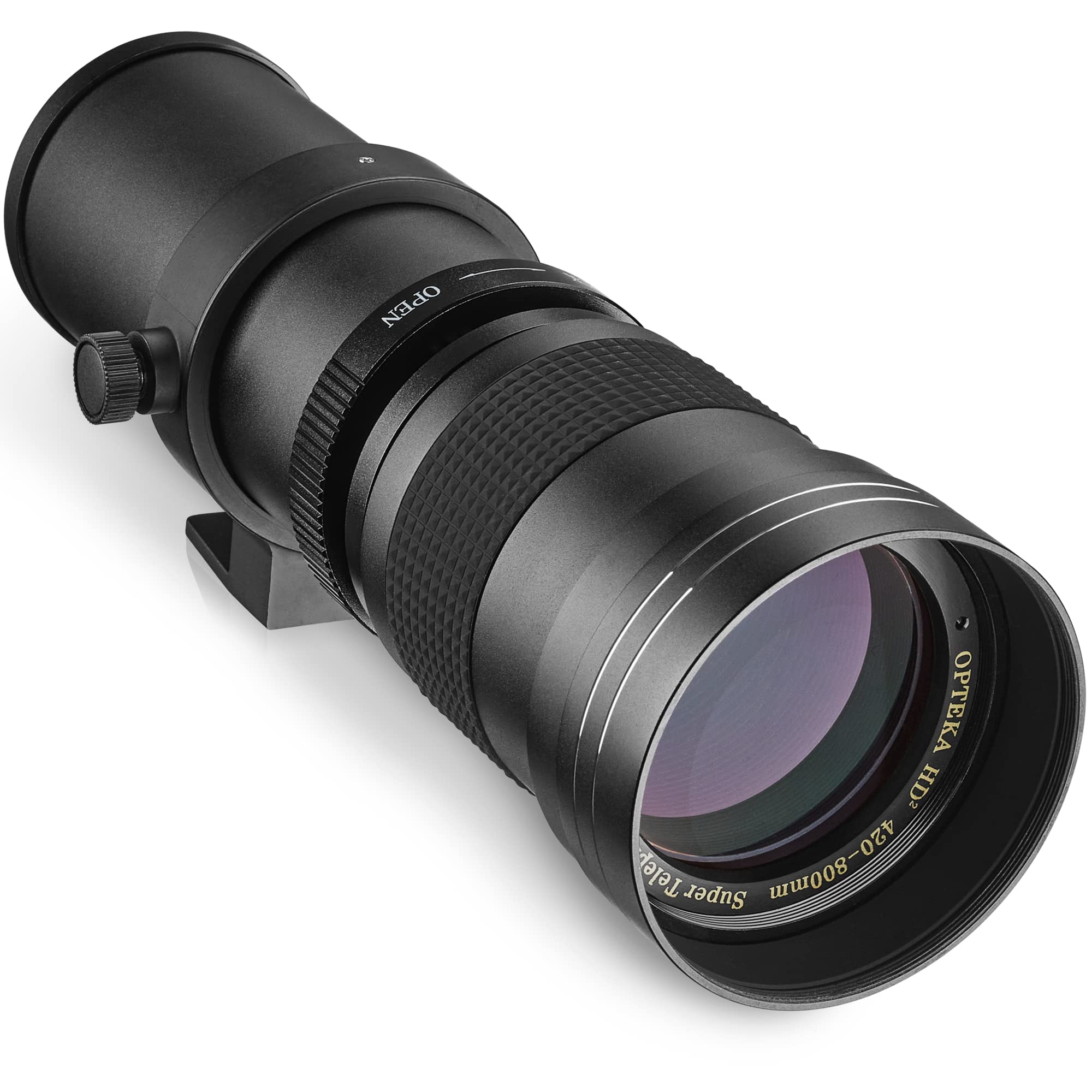 Opteka 420-800mm f/8.3 Telephoto Zoom Lens for Sony Alpha A-Mount A99V, A99, A77, A68, A65, A58, A57, A55, A37, A35, A33, A900, 