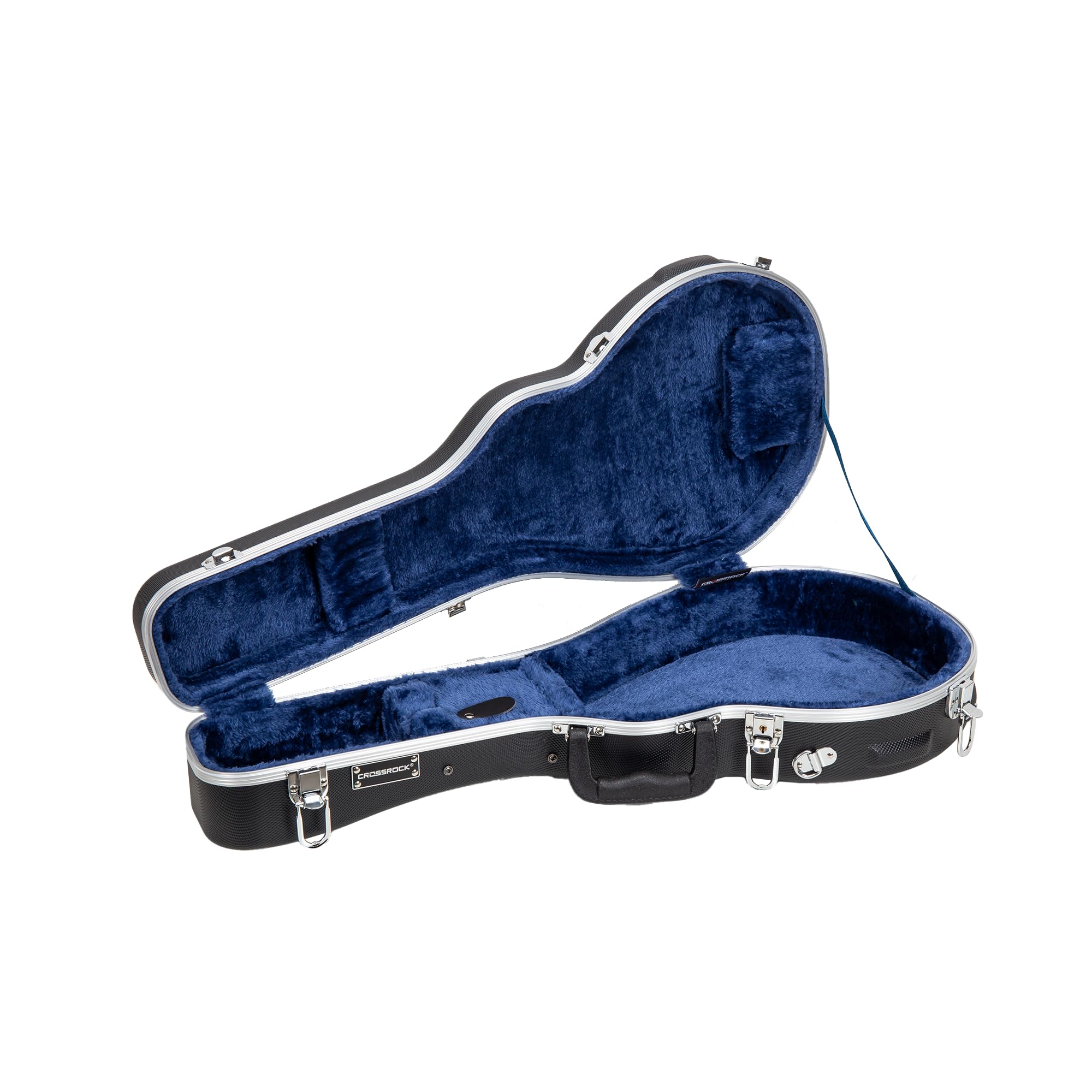 Crossrock, Abs Molded F-Style Mandolin Hard Shell Case, Black (Cra861Mfbk)