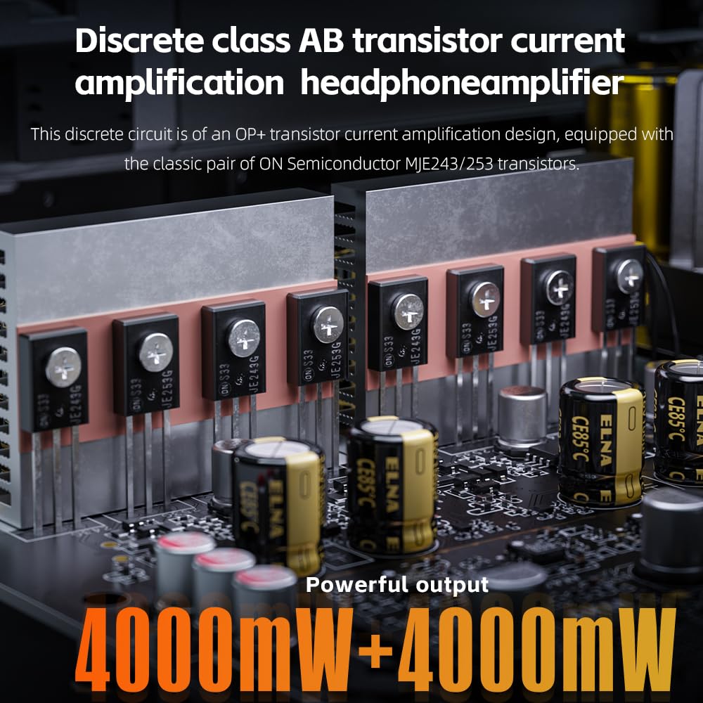 Fiio K17 Desktop Dac&Headphone Amplifier Ak4191+Ak4499Ex*2, 31-Band Peq, Mqa,Support Dsd512 32Bit/768Khz With Remote Control (Bl