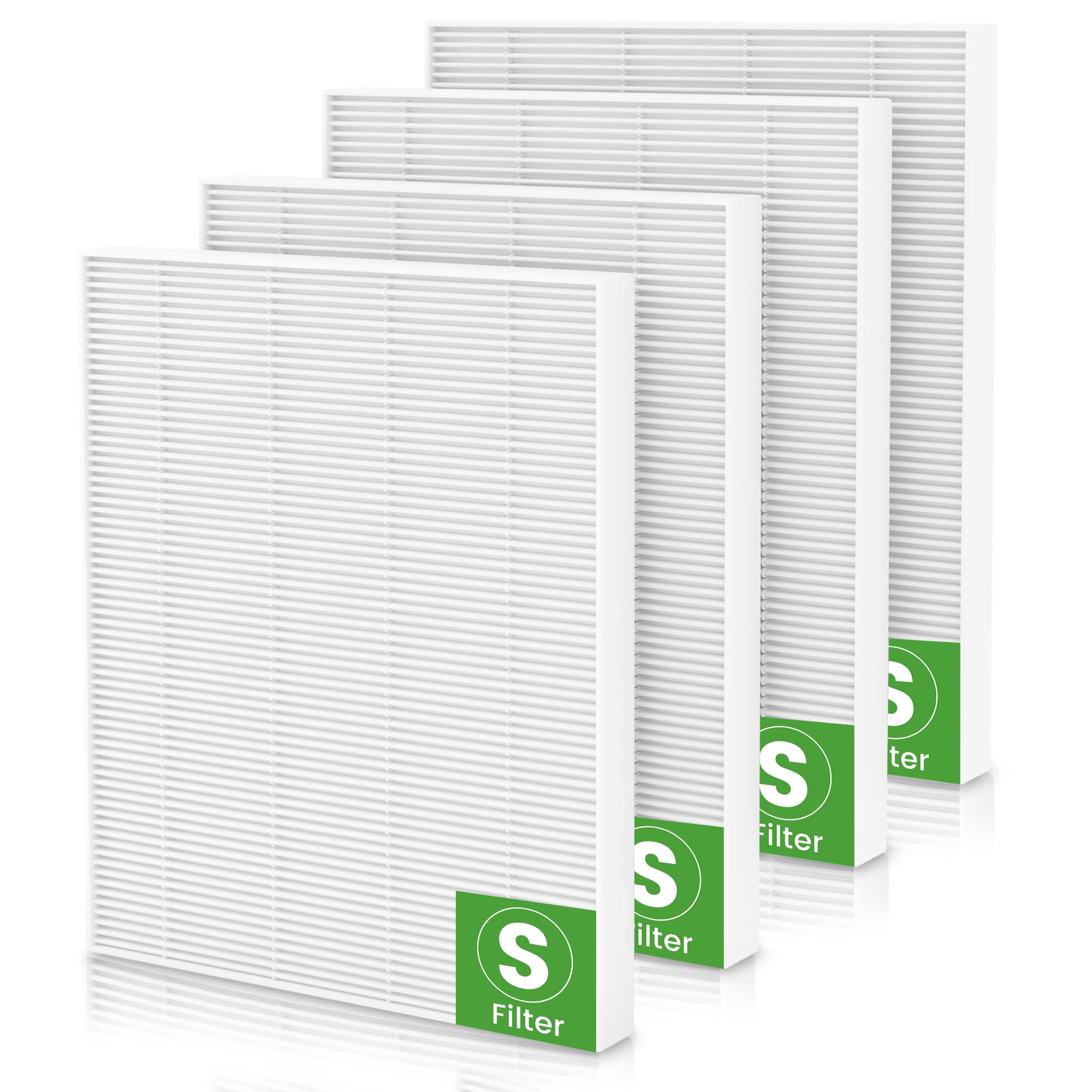 4Pack   C545 Replacement Hepa Filters Compatible With Winix C545 Air Purifier, Ture Hepa Filter S, Part Number 1712 0096 00 | 25