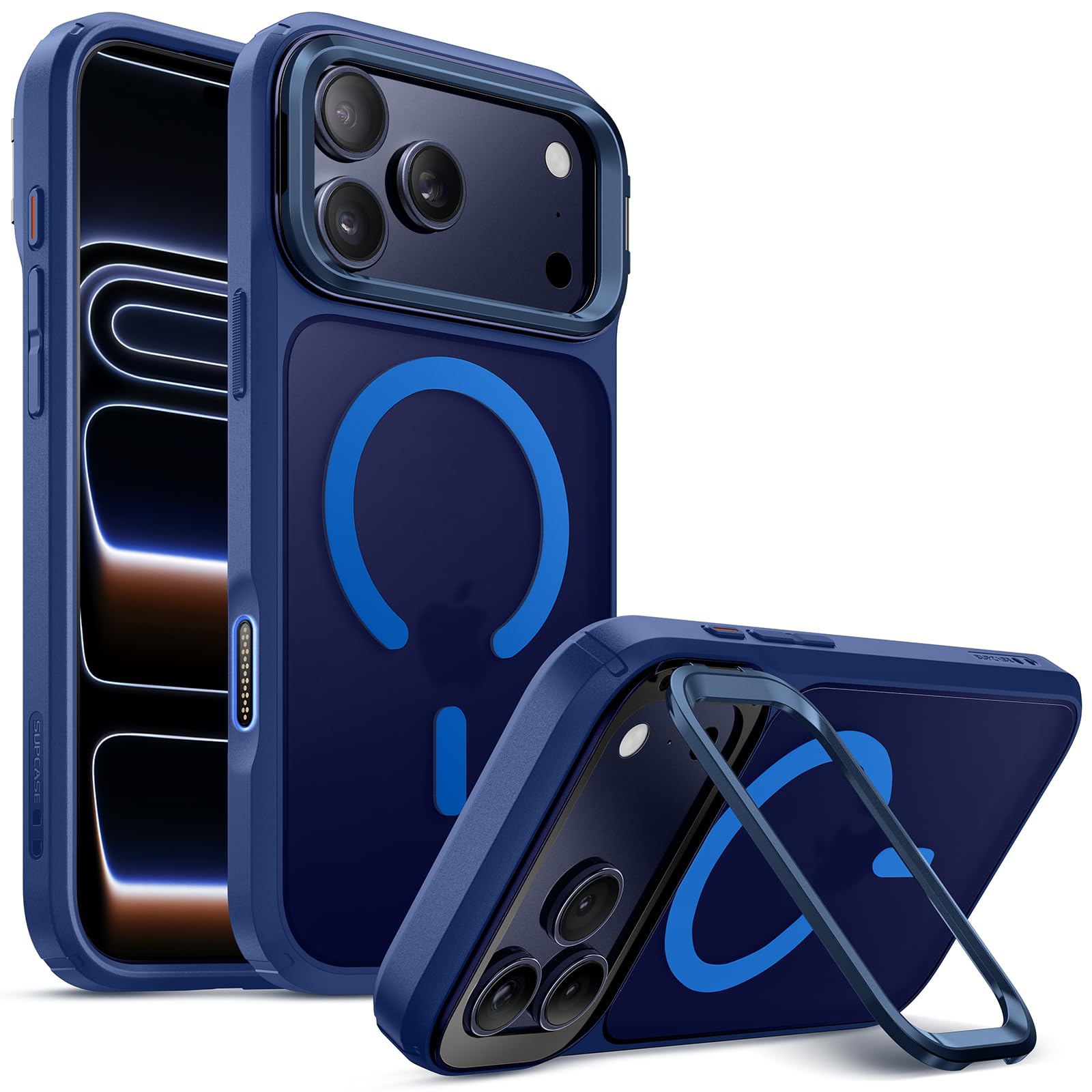 SUPCASE for iPhone 17 Pro Max Case with Camera Control Button (Unicorn Beetle Mag), [Compatible with MagSafe] [Built-in Kickstan