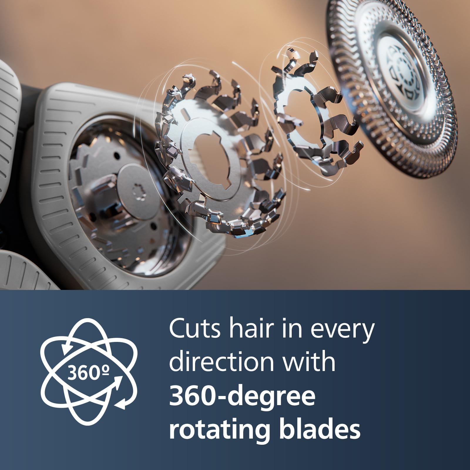 Philips Norelco S9000 Prestige Electric Shaver With Qi Charger, Precision Trimmer And Premium Case, Sp9872/86