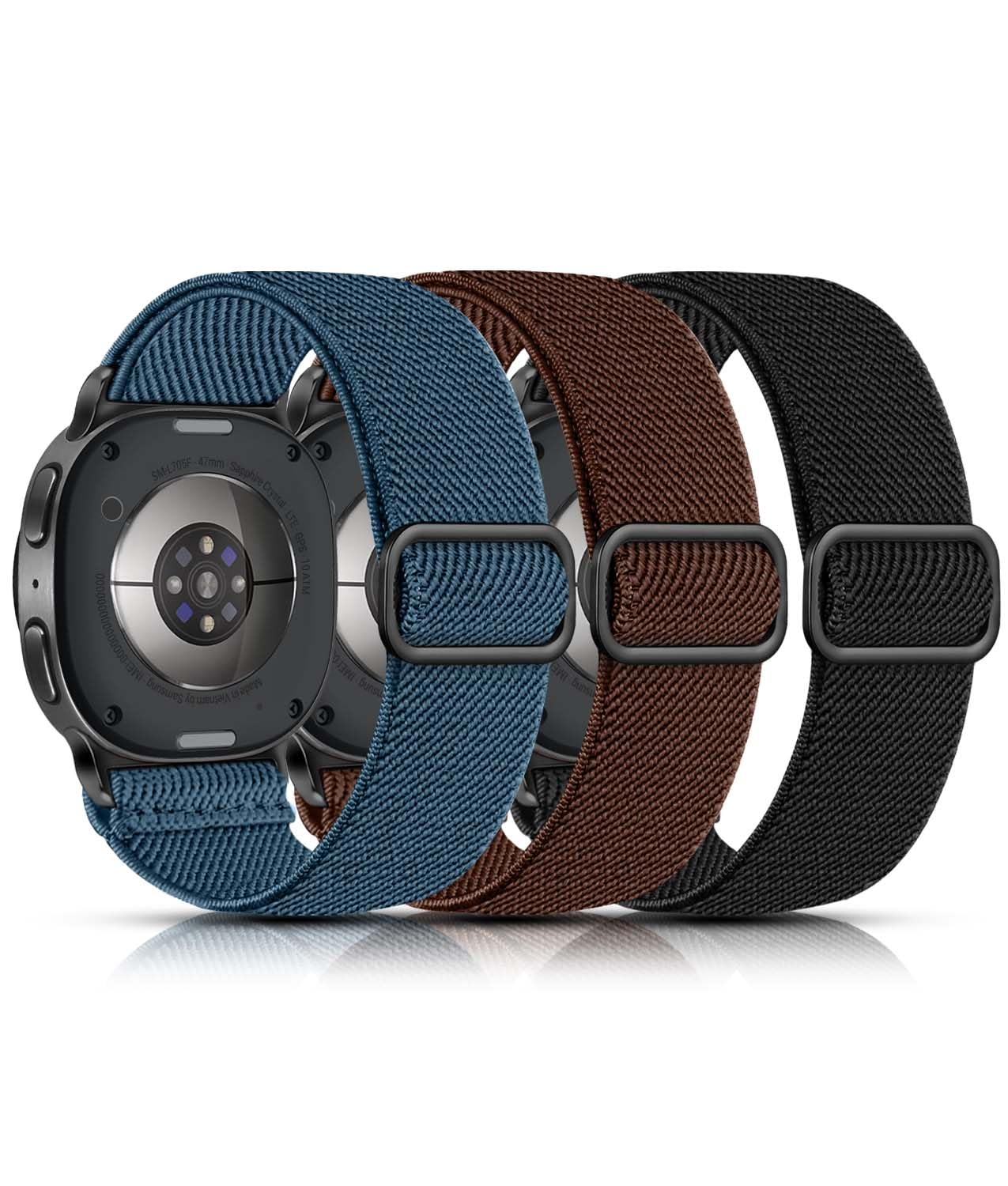 Lerobo Elastic Bands Compatible with Samsung Galaxy Watch 8 7 6 5 4 40mm 44mm/Galaxy Watch 8 Classic 6 4 Classic 43mm 47mm 42mm 
