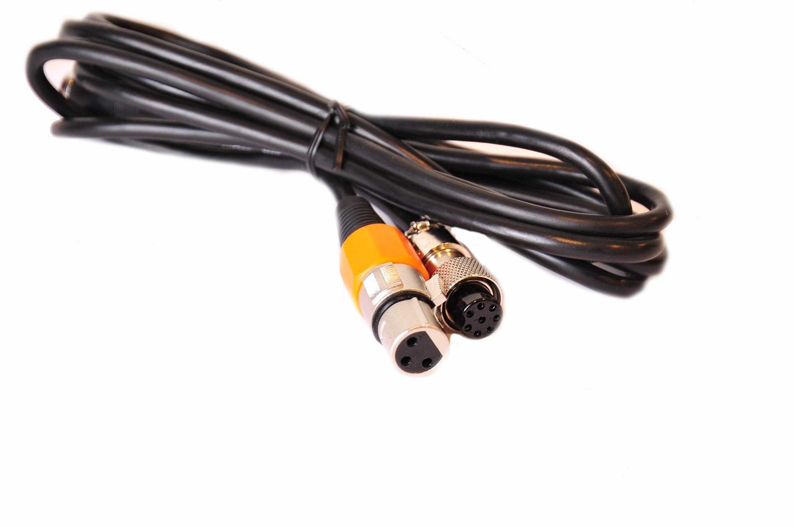 Heil Sound CC-1-XLR-Y CC-1-XLR-YB Yaesu Balanced 8 Pin Round Original Microphone Cable 8 Pin Round Female to XLR 3 Pin Female wi