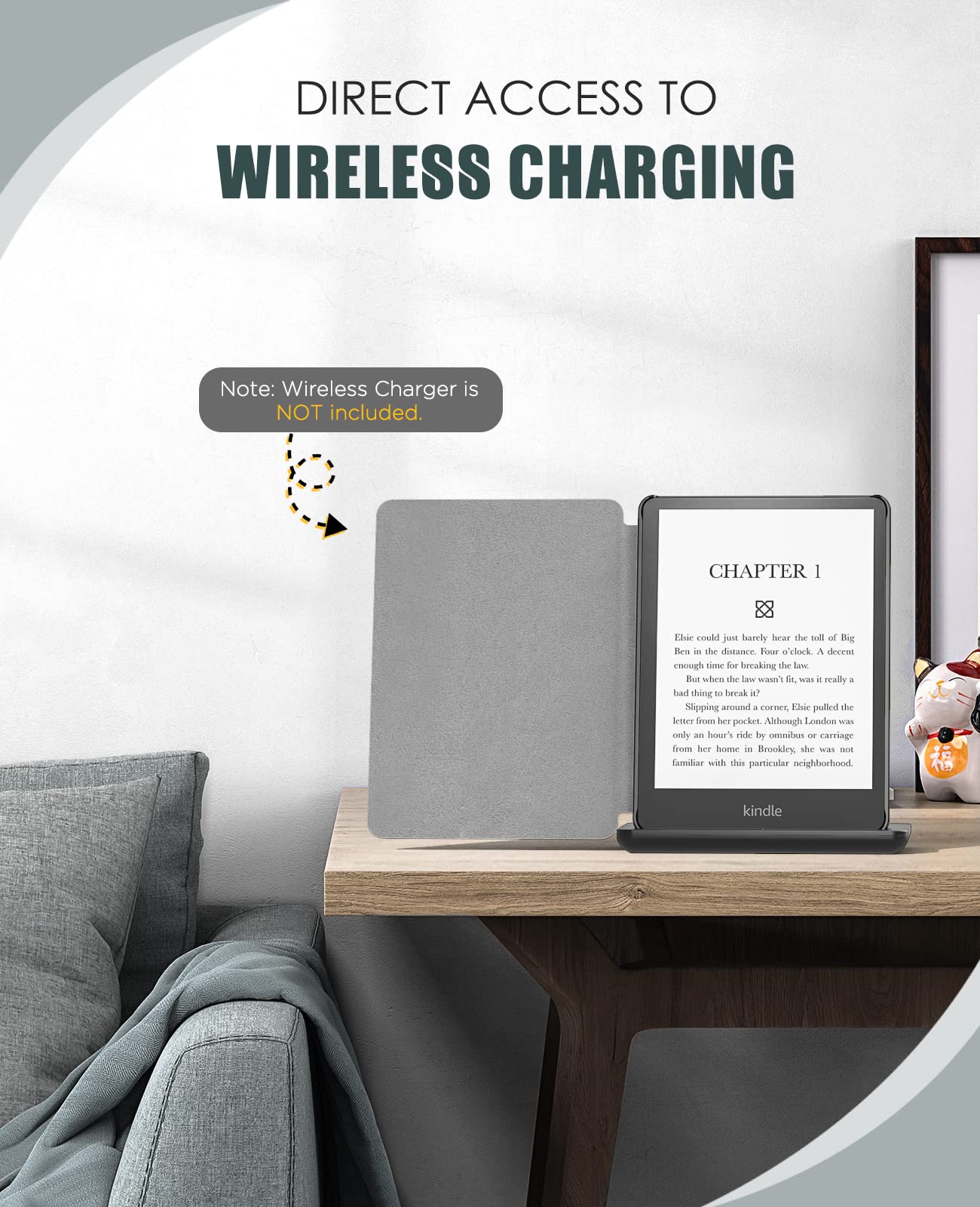 Moko Case For 6.8'' Kindle Paperwhite (11Th Generation 2021) And Kindle Paperwhite Signature Edition, Lightweight Shell Cover Wi