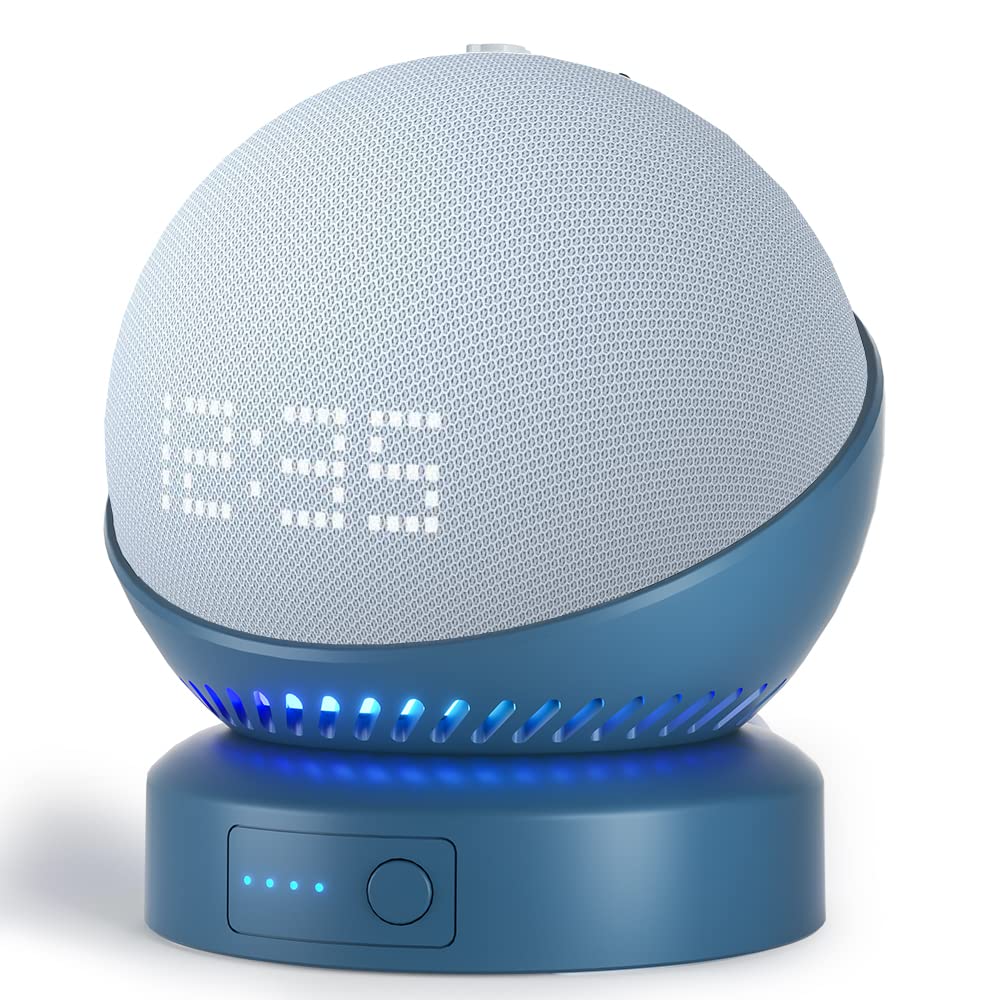 Liboer Battery Base For Echo Dot 5Th Generation Make Echo Dot 4Th Portable Echo Dot 5Th And Homepod Mini 2 Stand Accessories