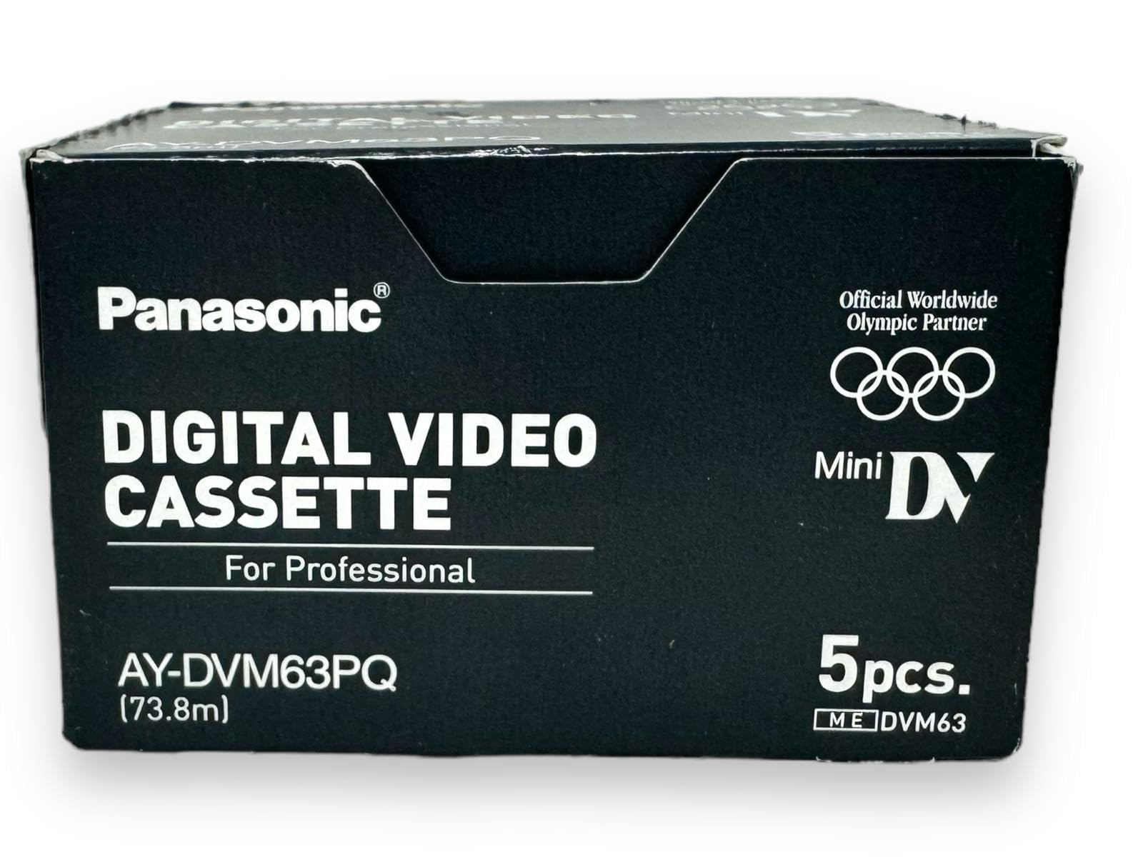 Panasonic Ay Dvm63Pq Dv Cassette Pack 5 For Professional
