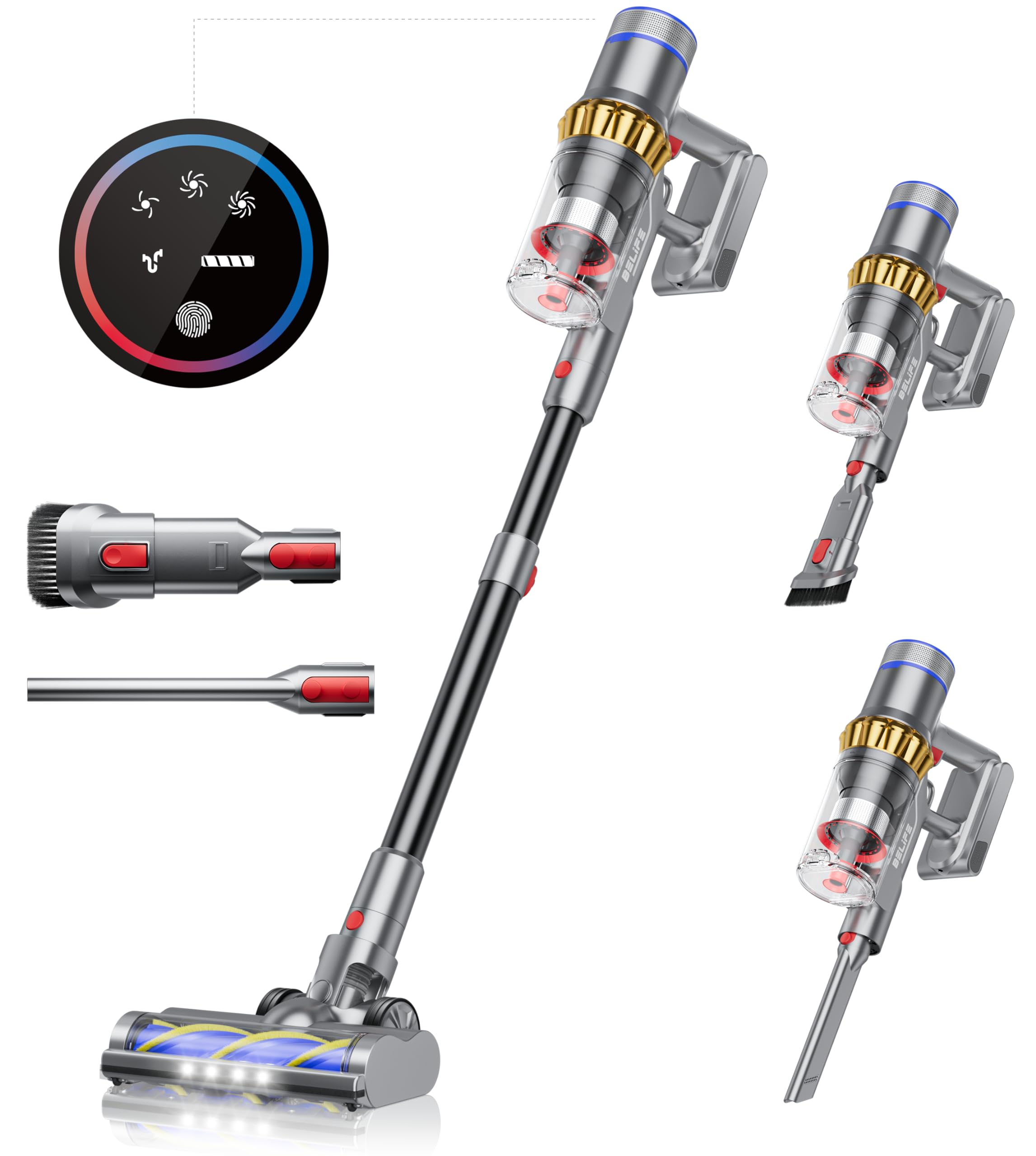 Belife Inlet Hepa Replacement,Only For Gold Bvc11 Cordless Vacuum