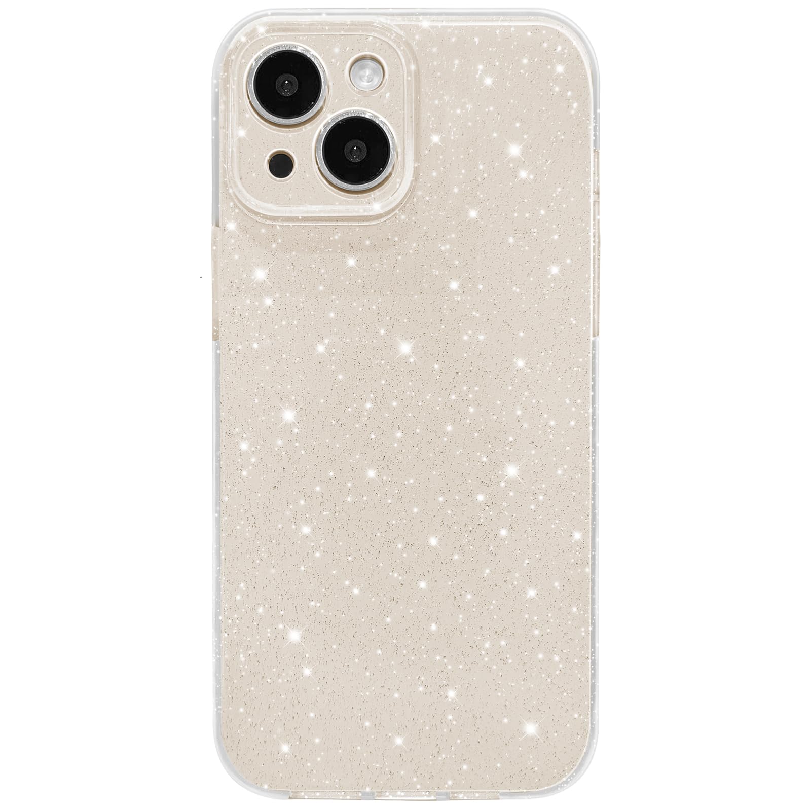 Hython Case for iPhone 14 Plus Case Glitter Cute Sparkly Shiny Bling Sparkle Phone Cases 6.7, Thin Slim Fit Soft TPU Bumper Shoc