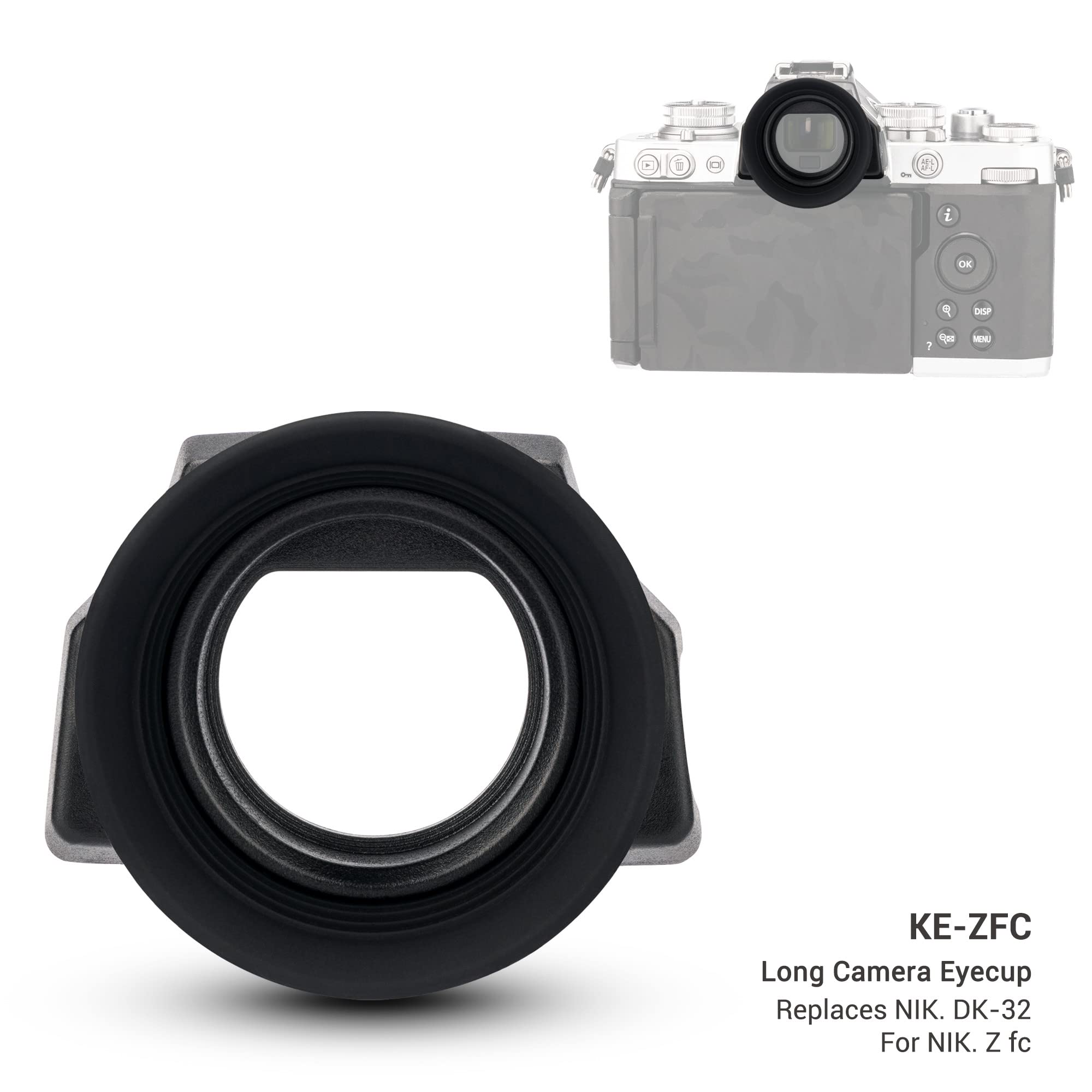 Soft Silicon Camera Viewfinder Eyecup Eyepiece Eyeshade For Nikon Zfc Z Fc Camera Replaces Nikon Dk 32 Eye Cup Protector
