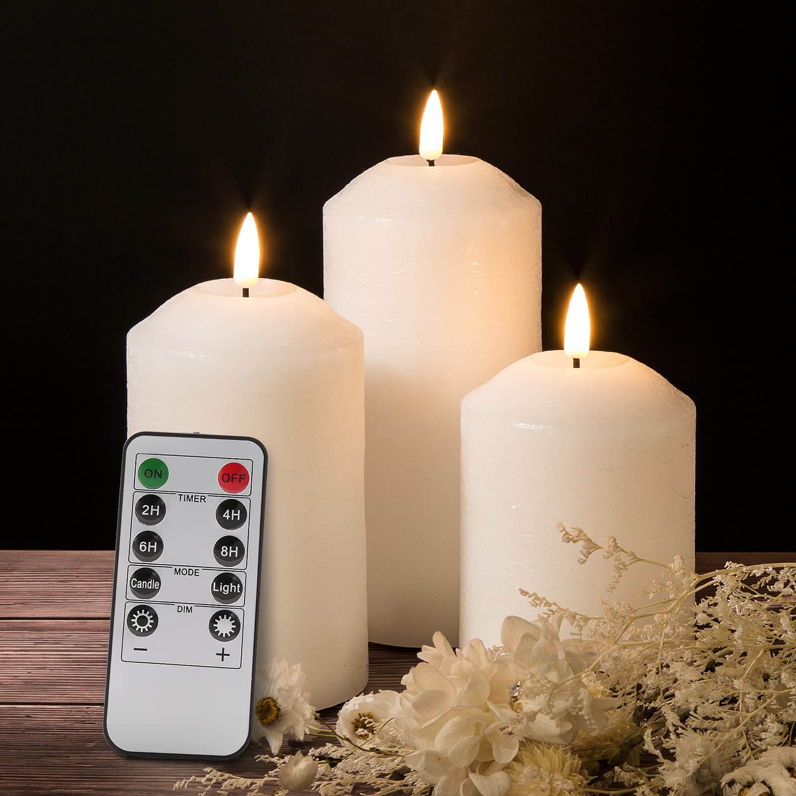 Eywamage 10 Key Remote Controller Only Work 10 Key Remote Controlled Led Candles